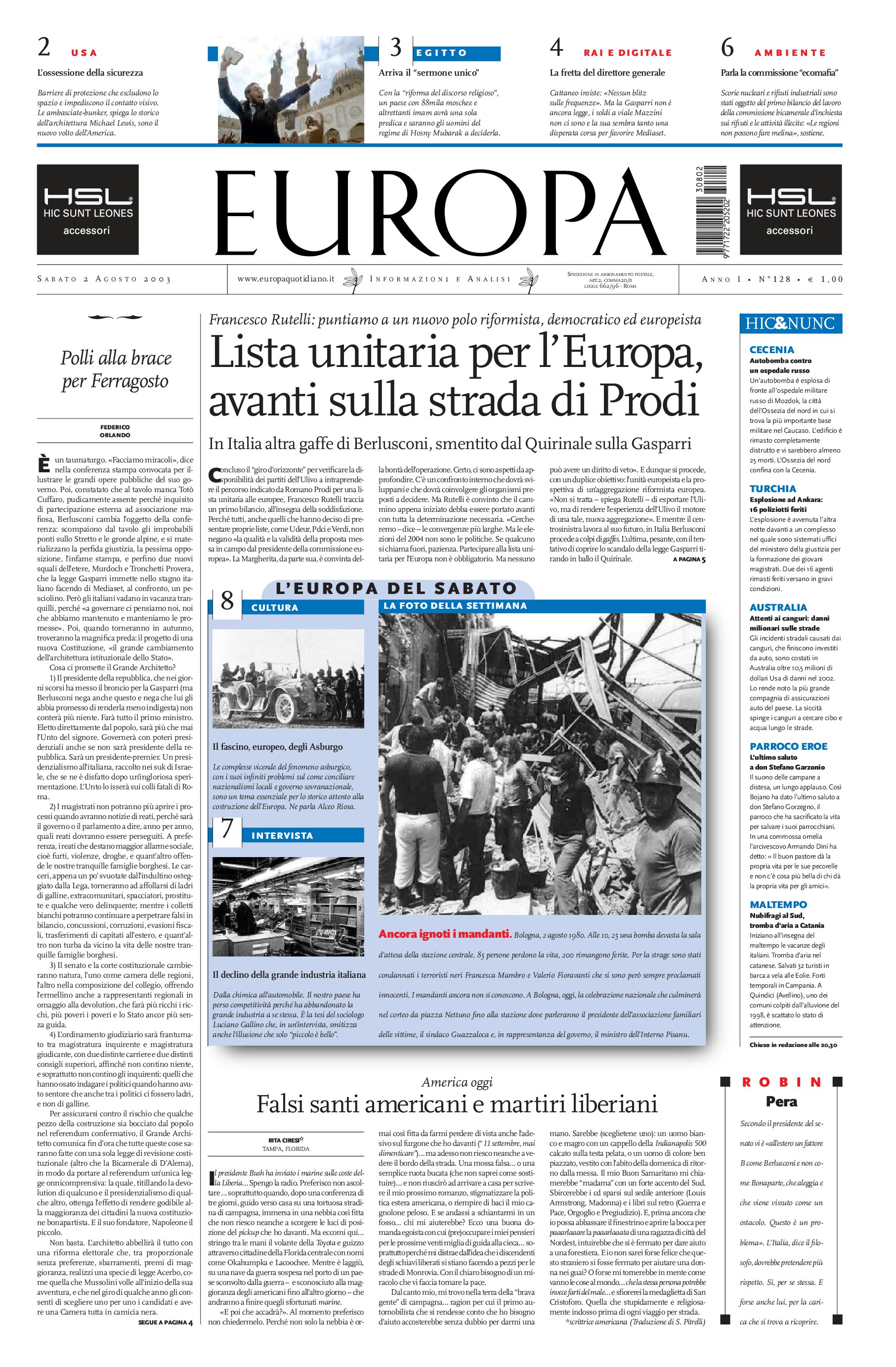 2 agosto 2003