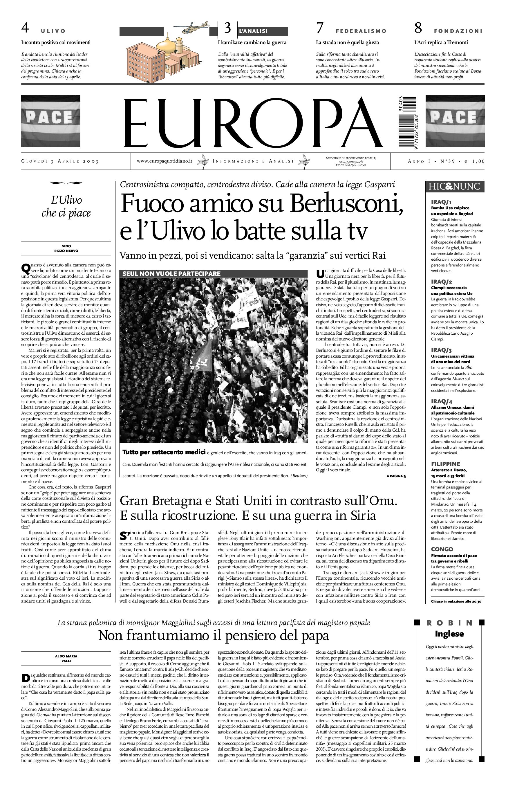 3 aprile 2003