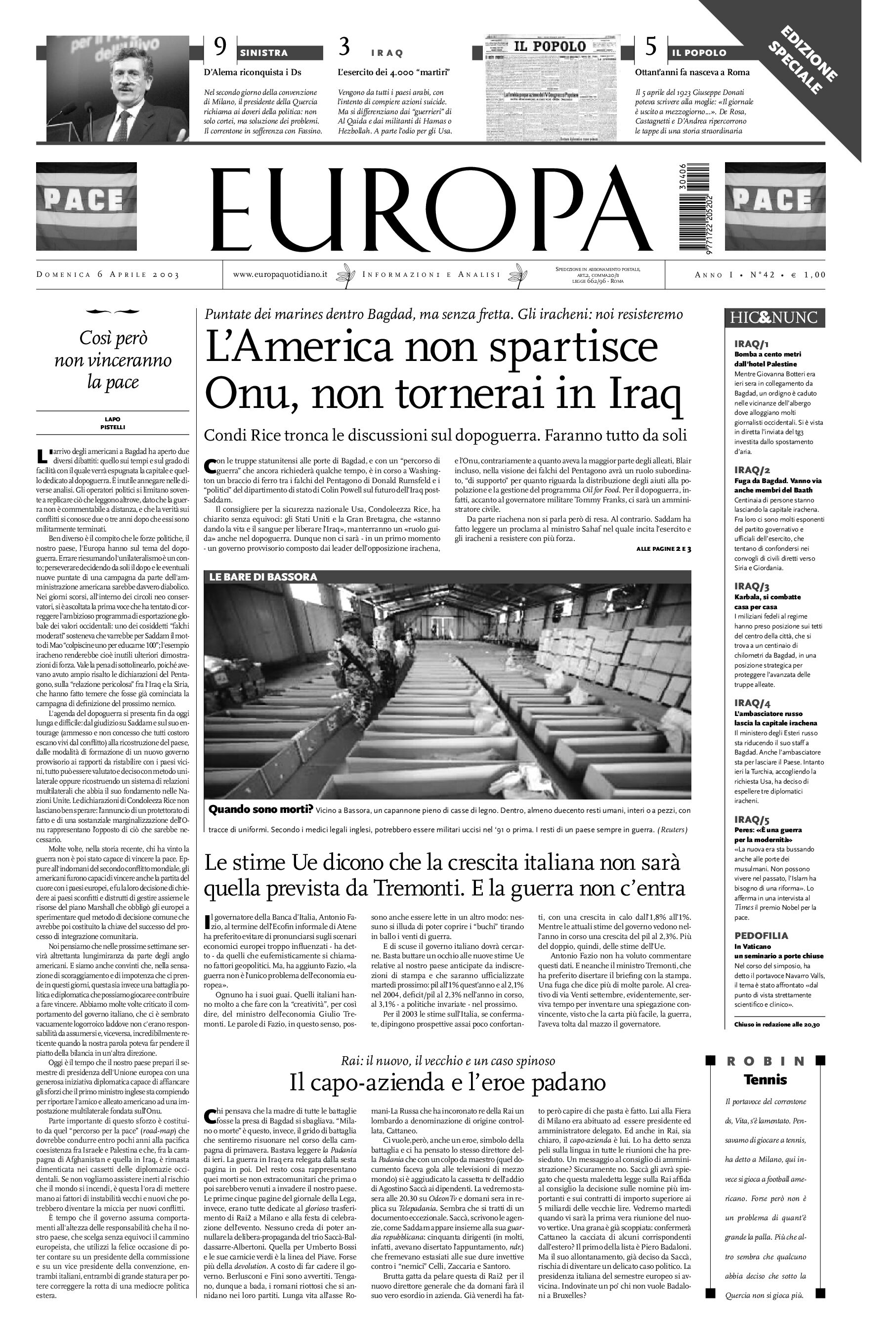 6 aprile 2003