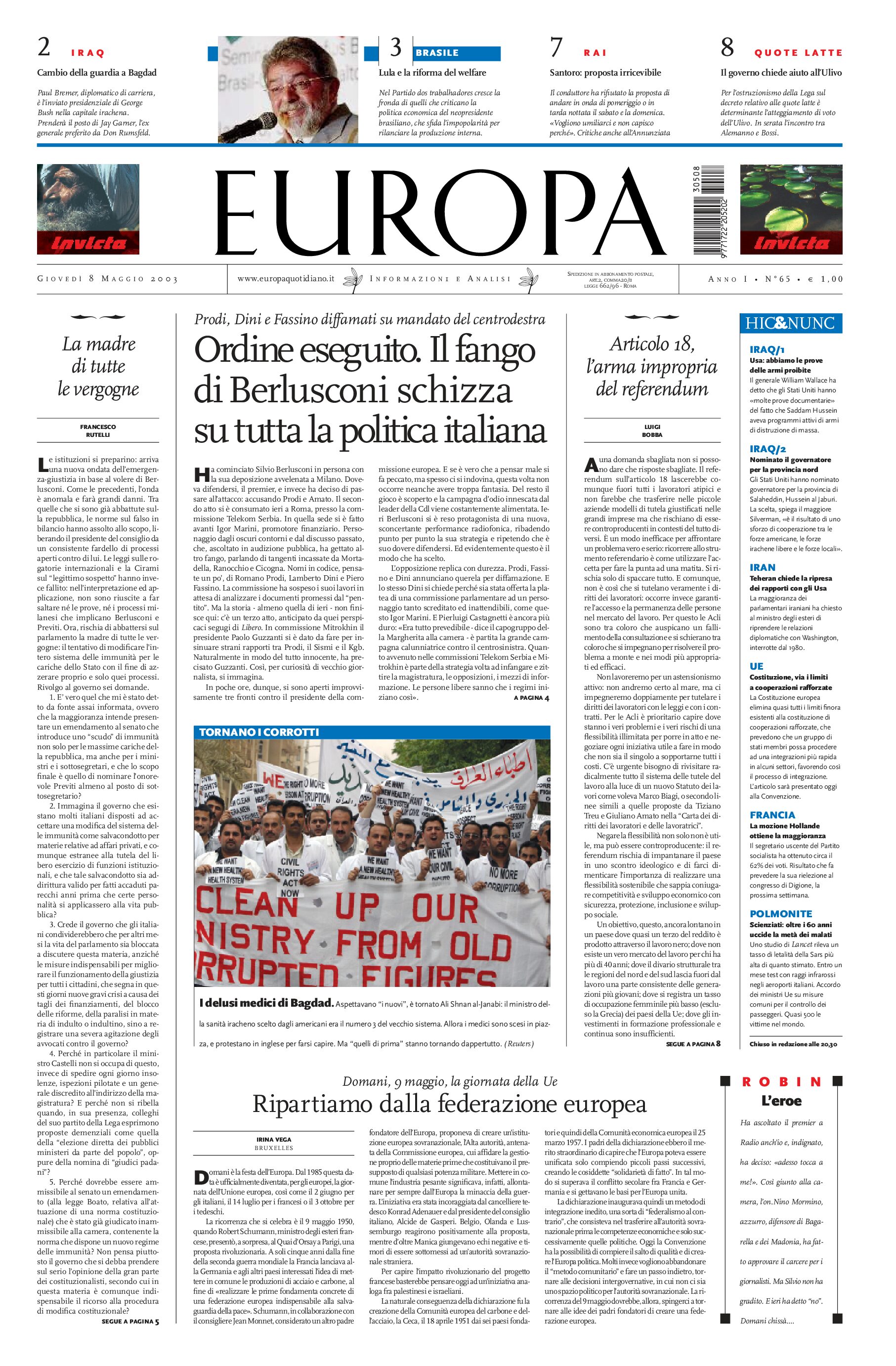 8 maggio 2003