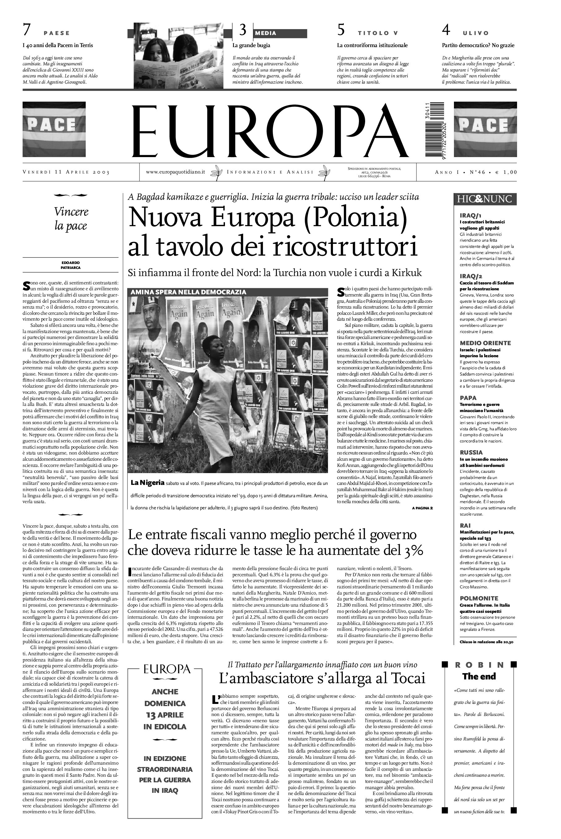 11 aprile 2003