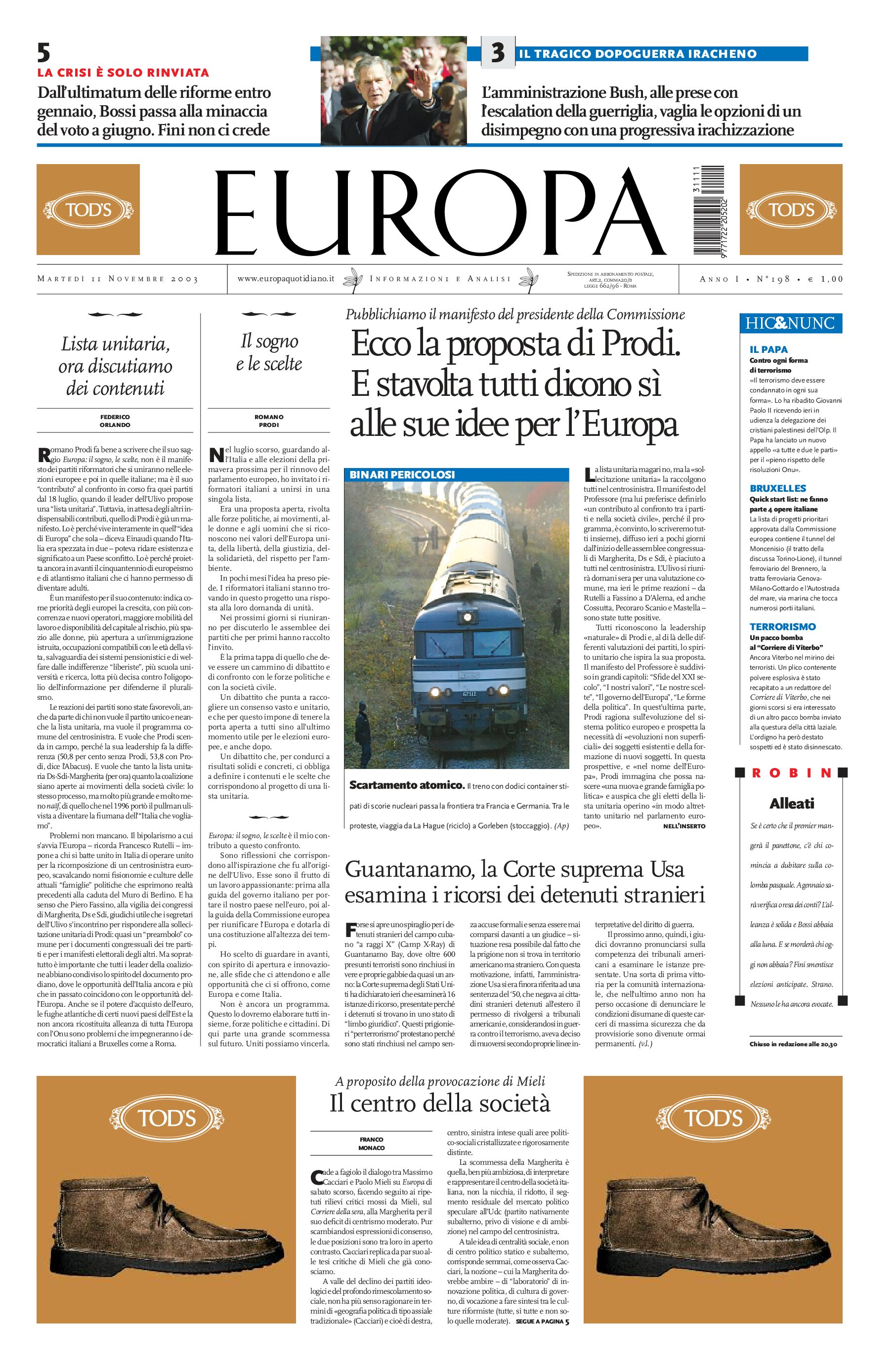 11 novembre 2003