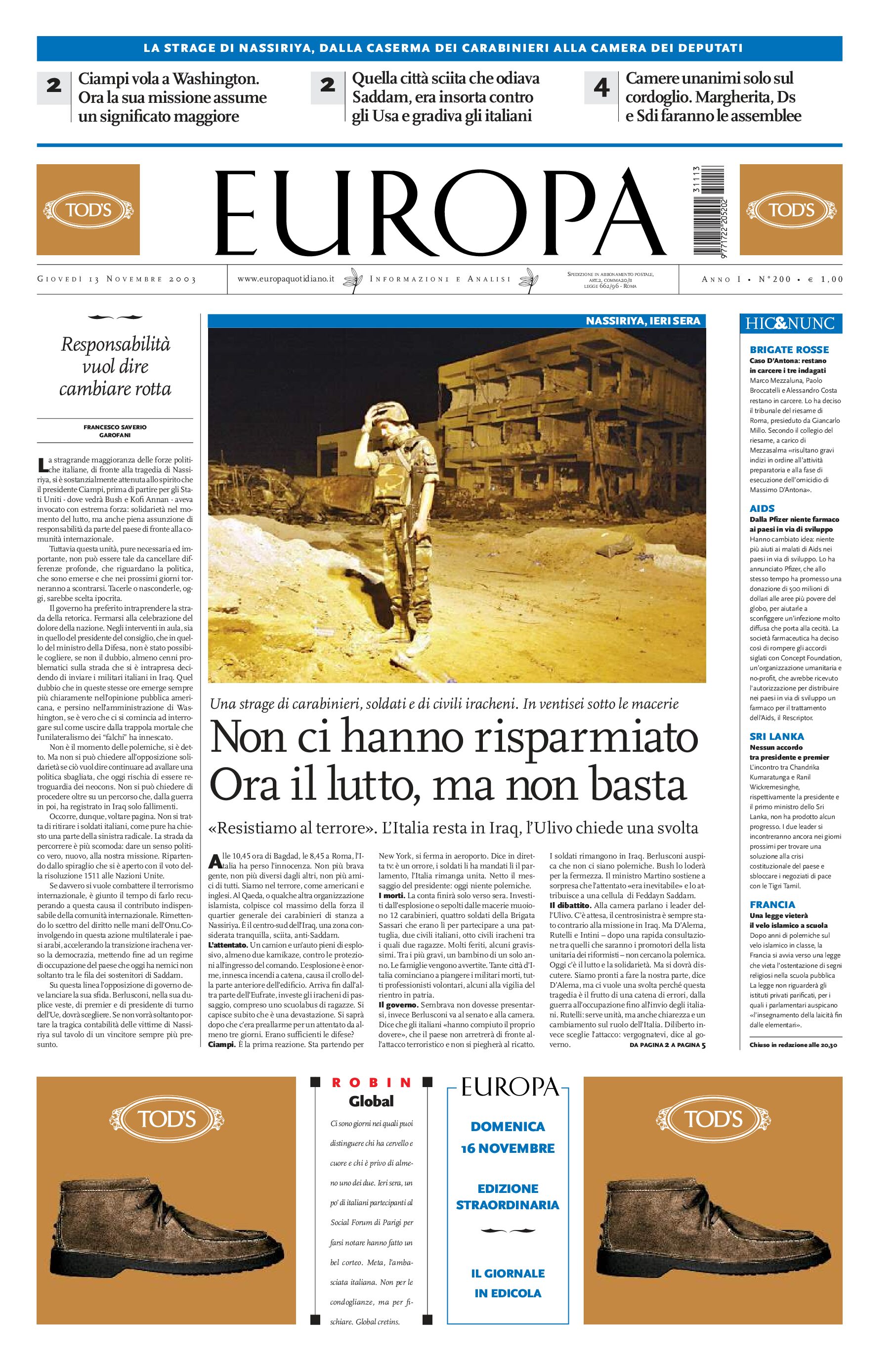 13 novembre 2003