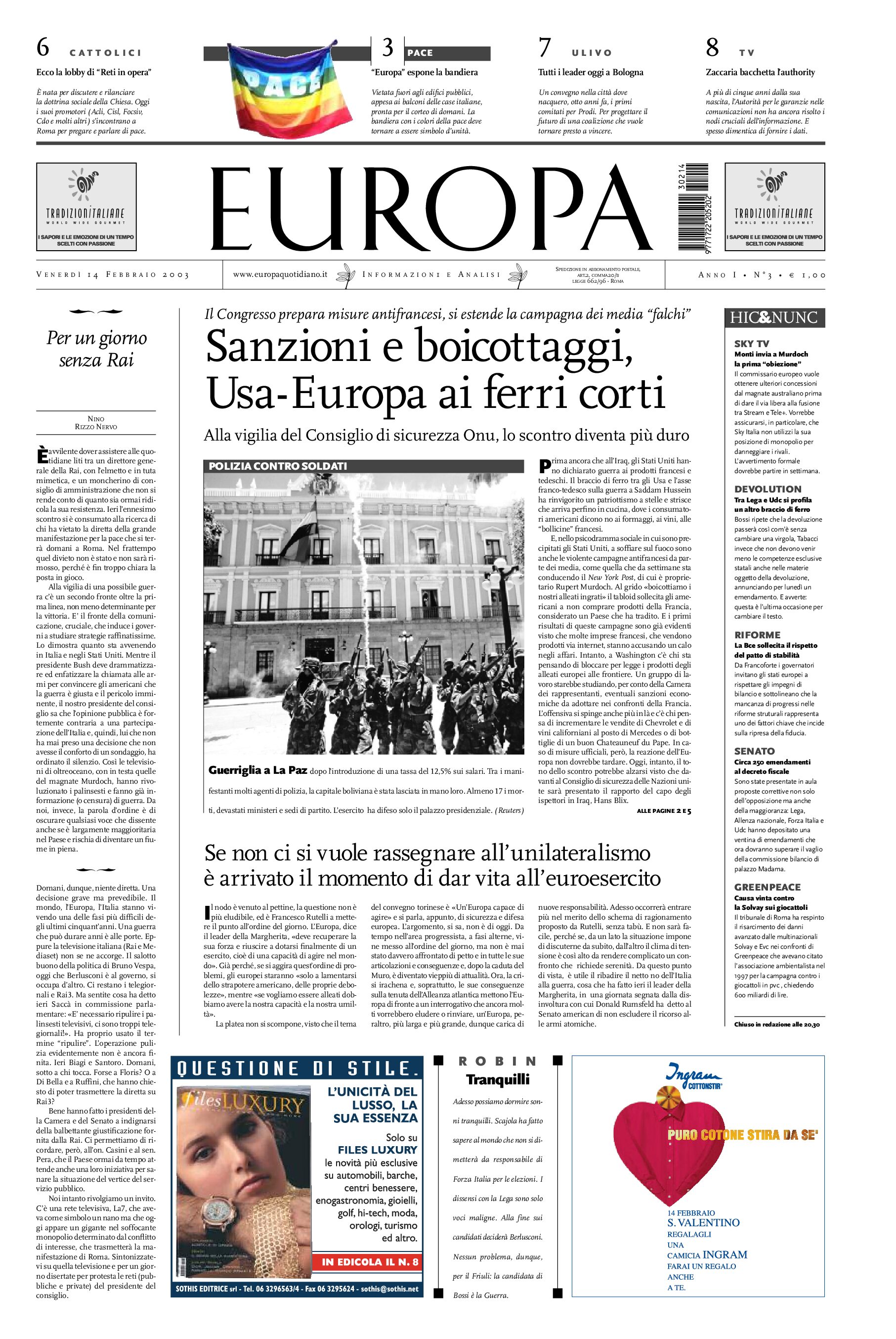 14 febbraio 2003