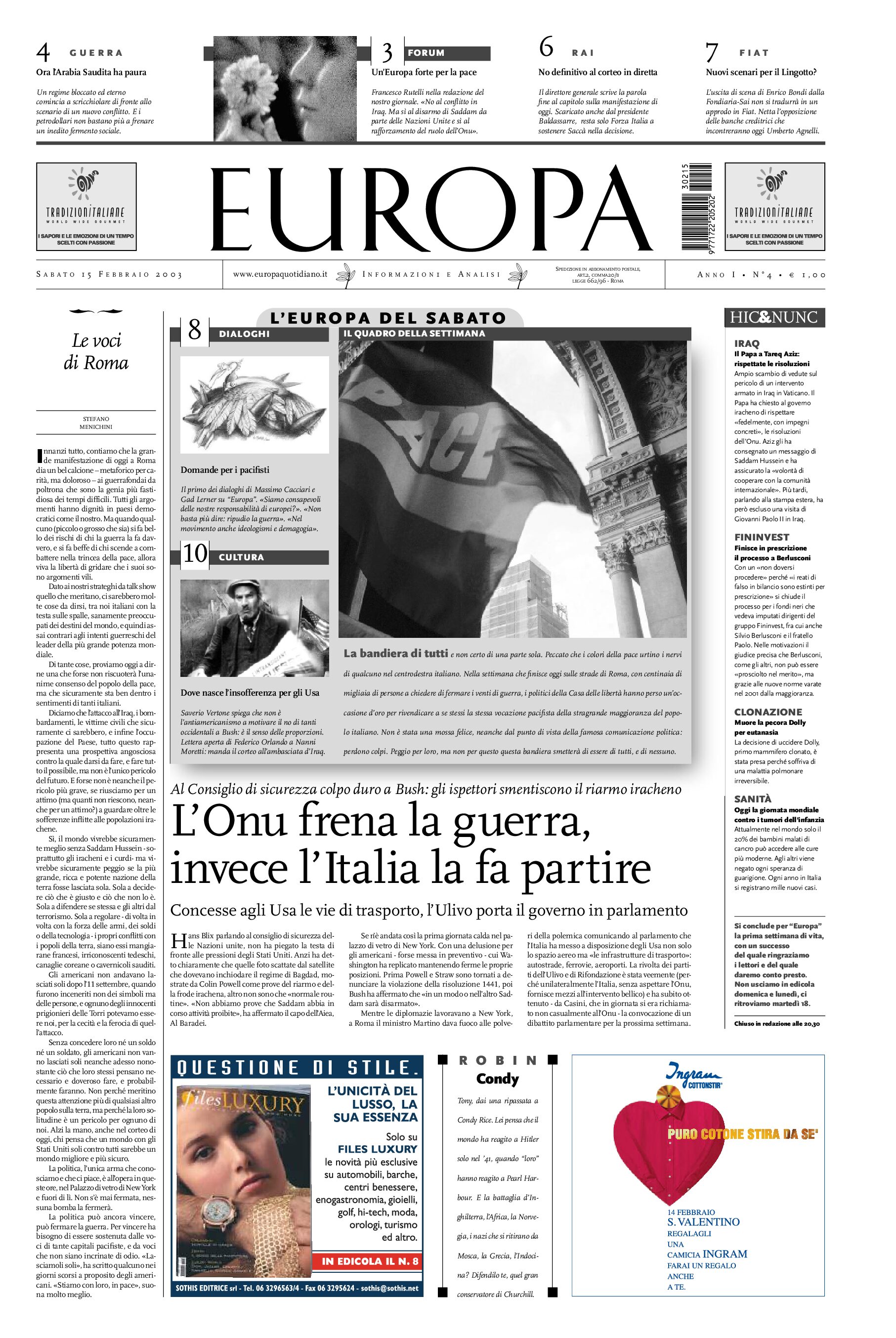 15 febbraio 2003