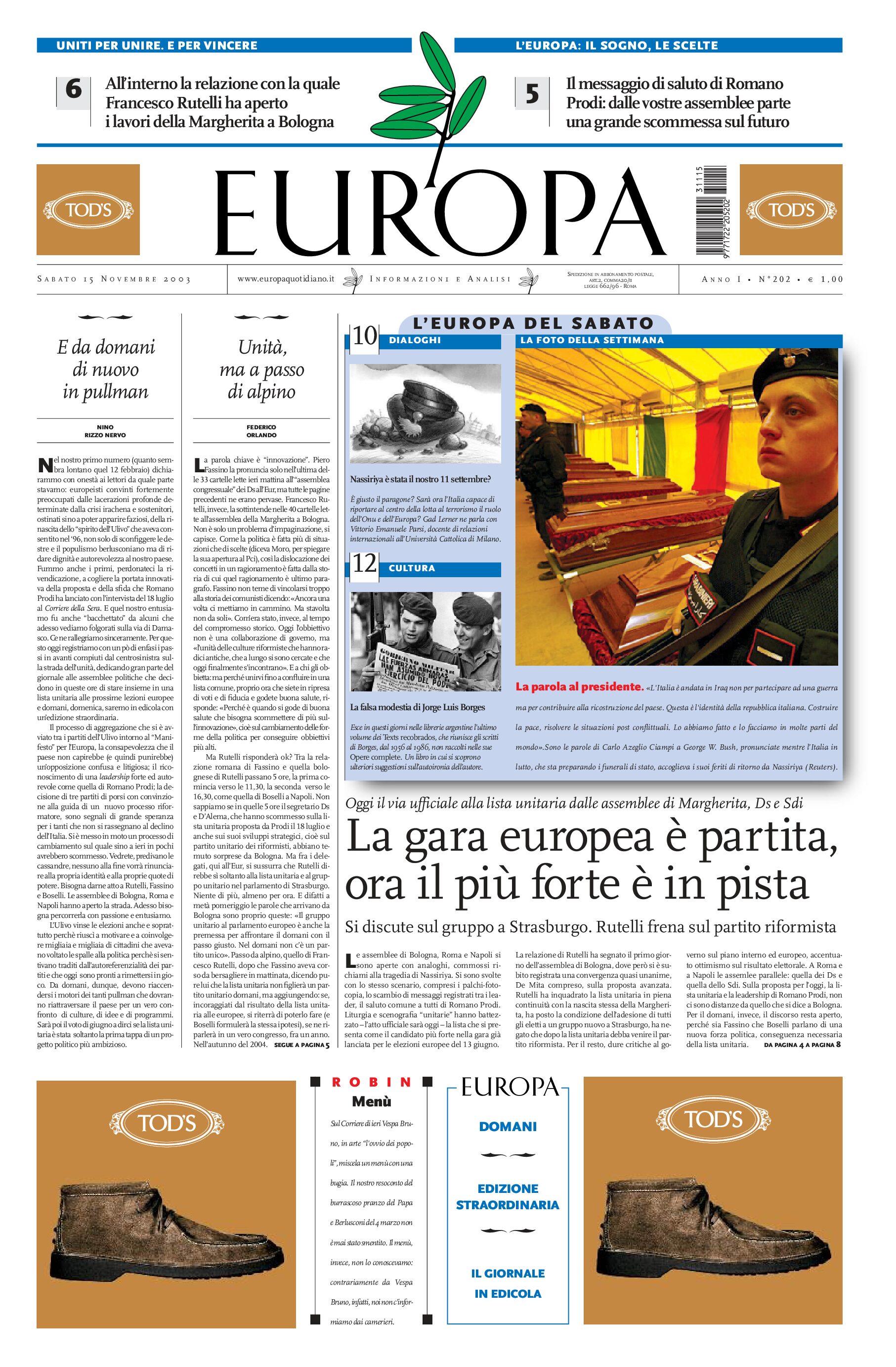 15 novembre 2003
