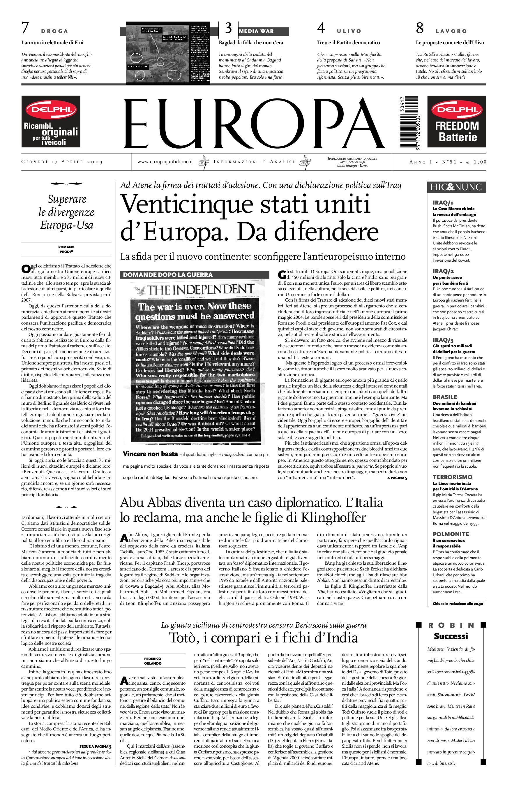 17 aprile 2003