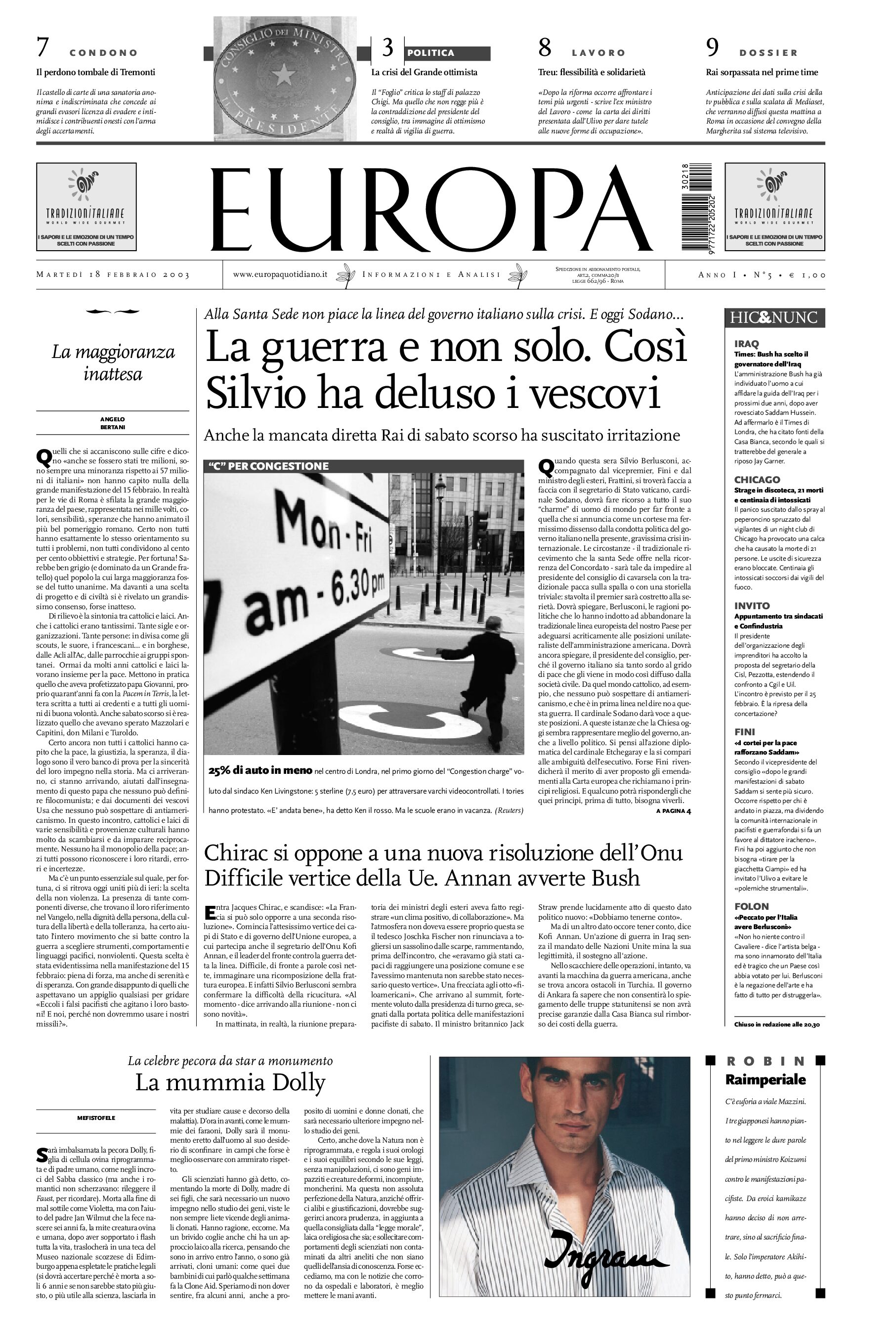 18 febbraio 2003