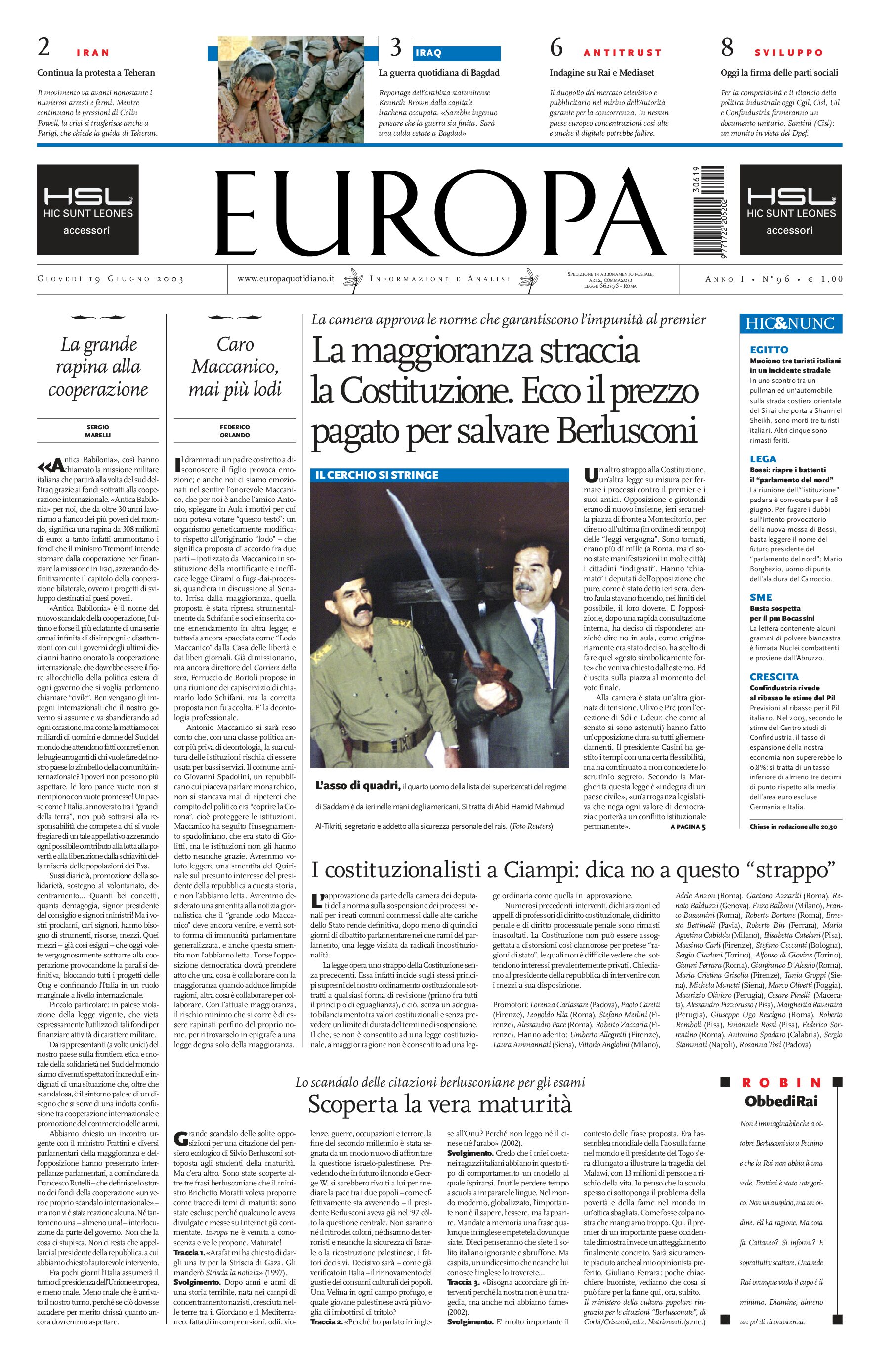 19 giugno 2003