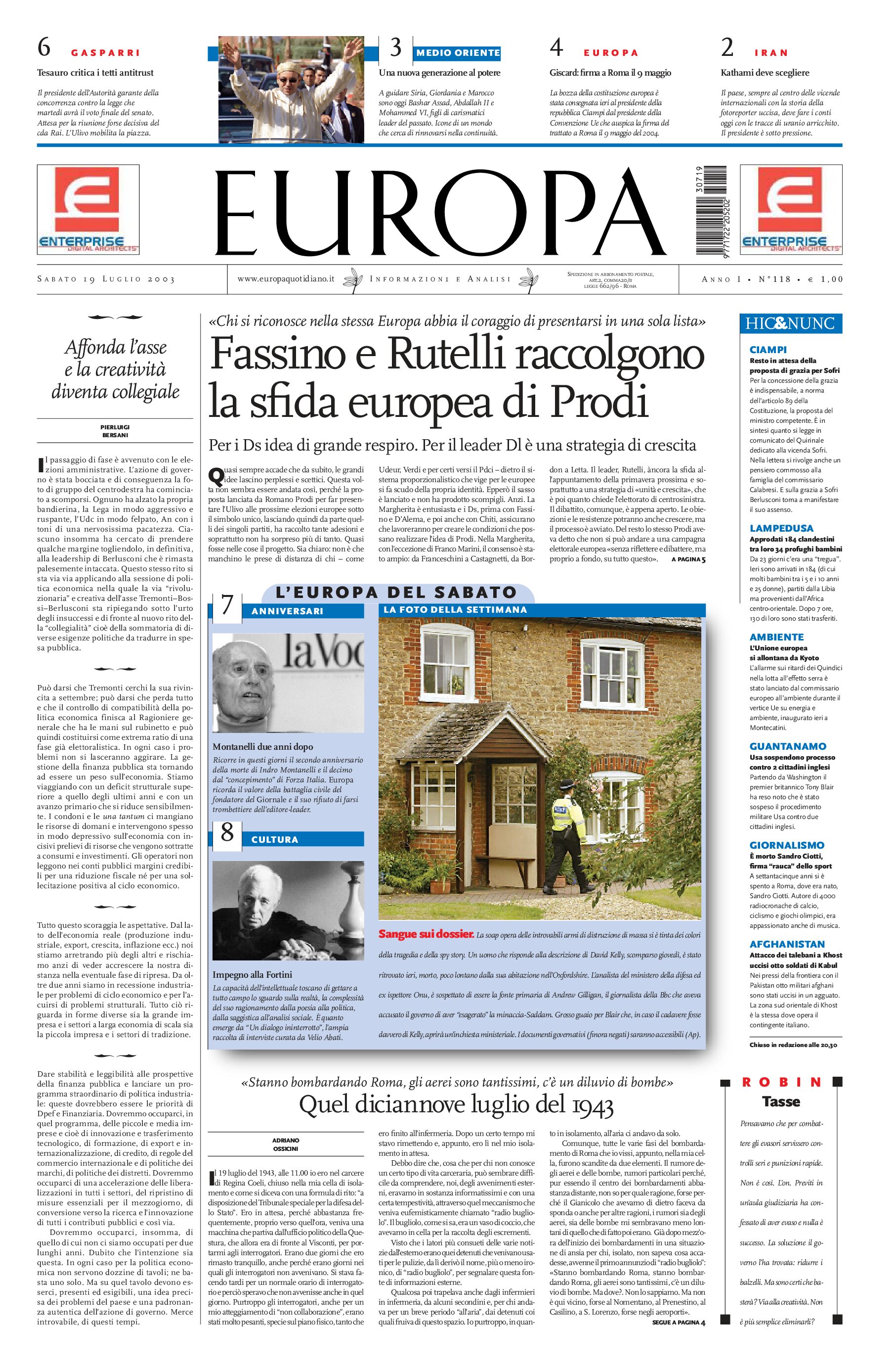 19 luglio 2003