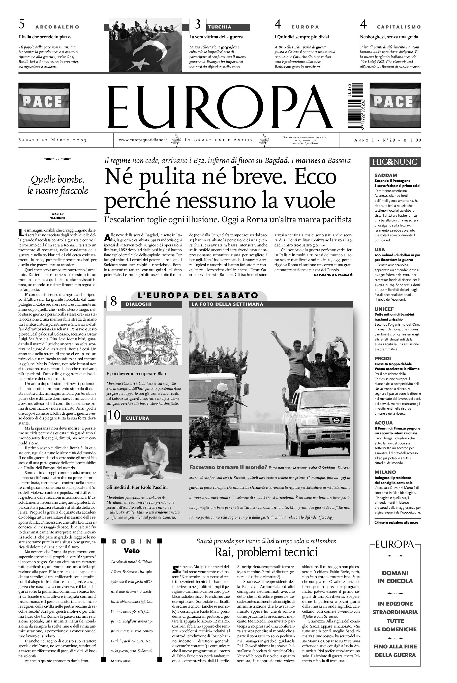 22 marzo 2003