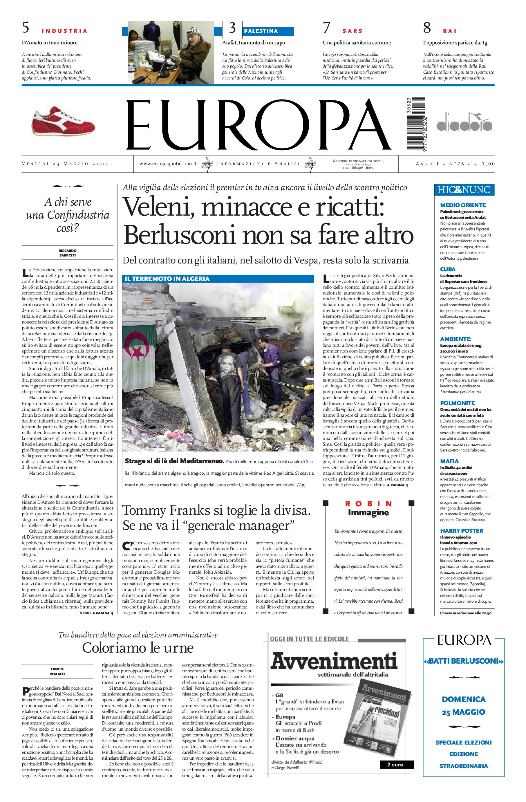 23 maggio 2003