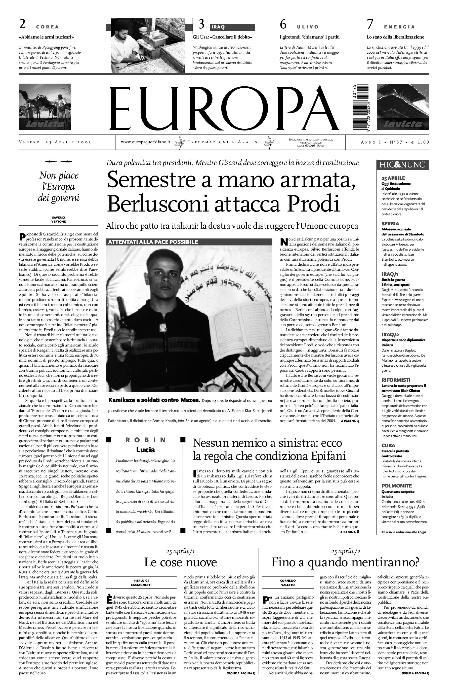 25 aprile 2003