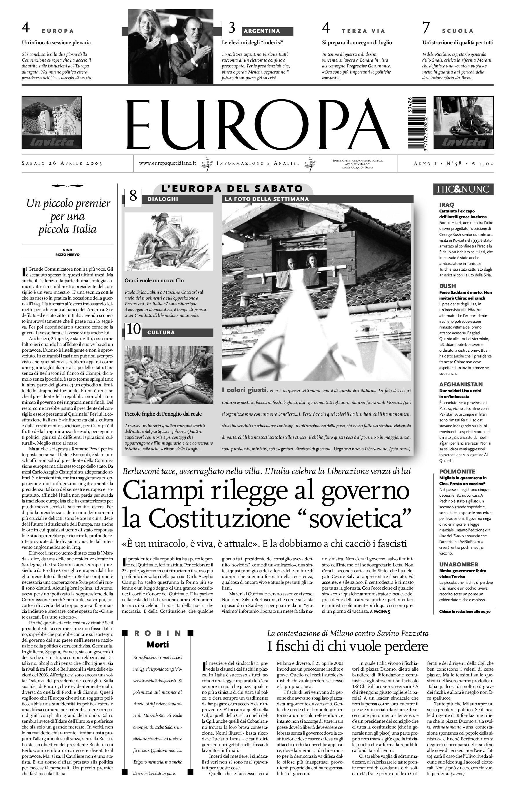 26 aprile 2003