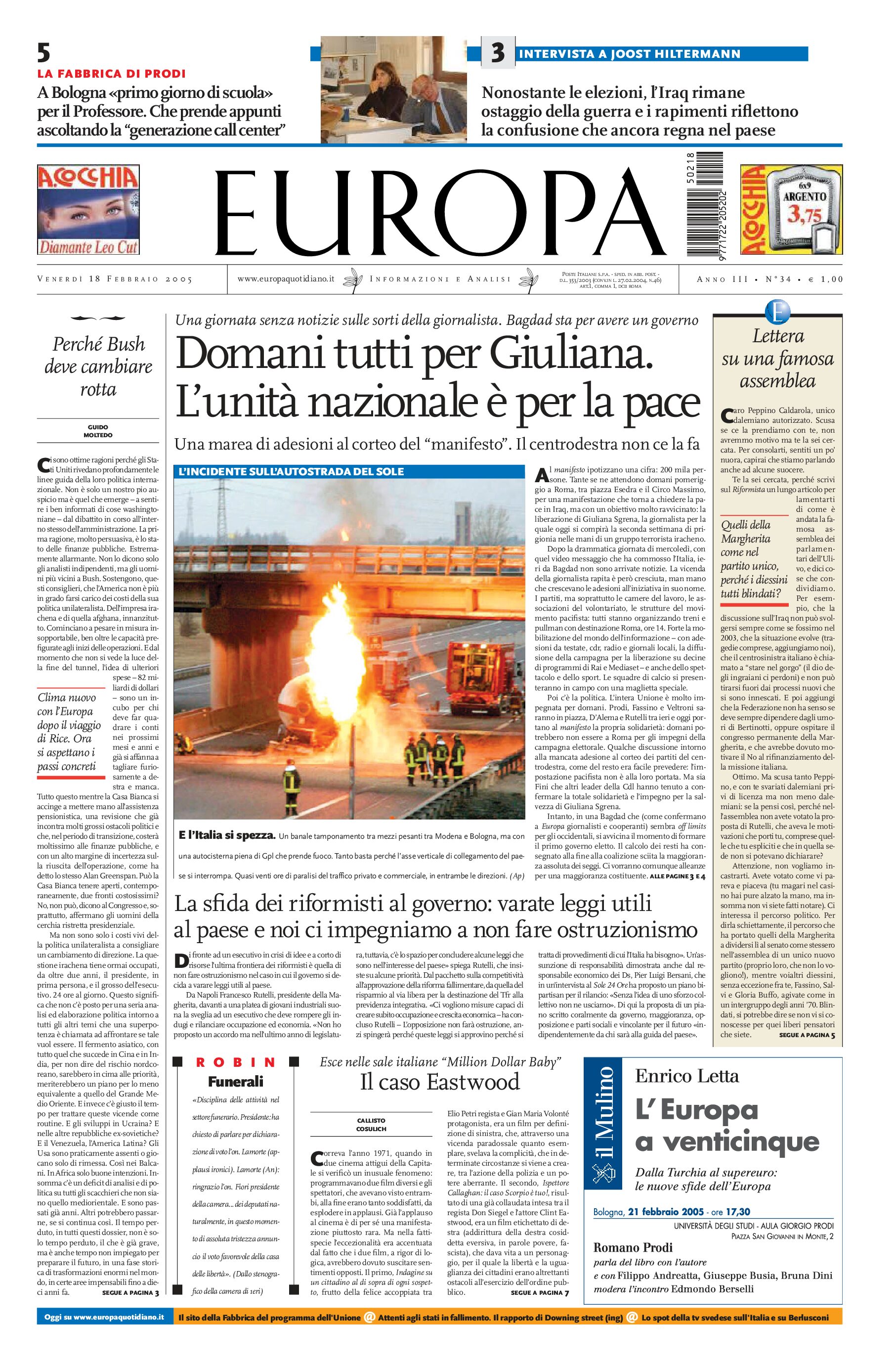18 febbraio 2005