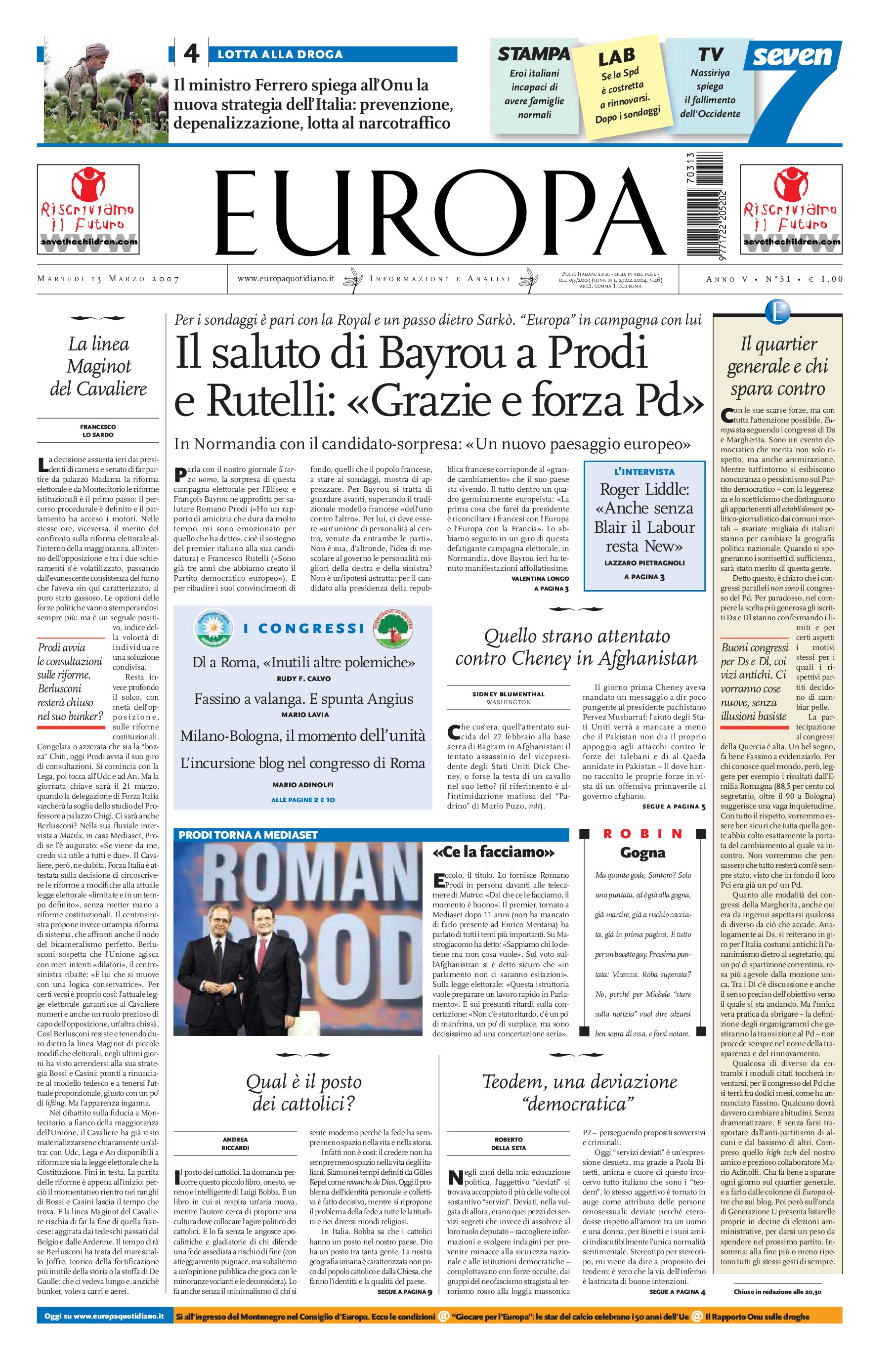 13 marzo 2007