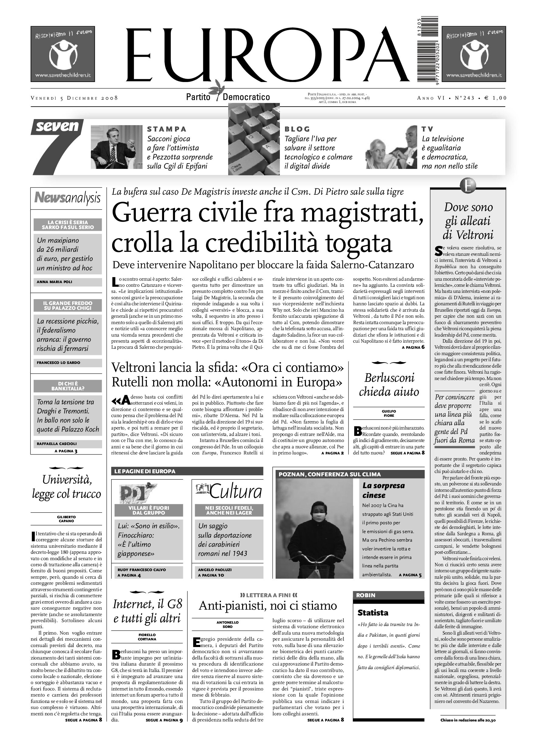 5 dicembre 2008
