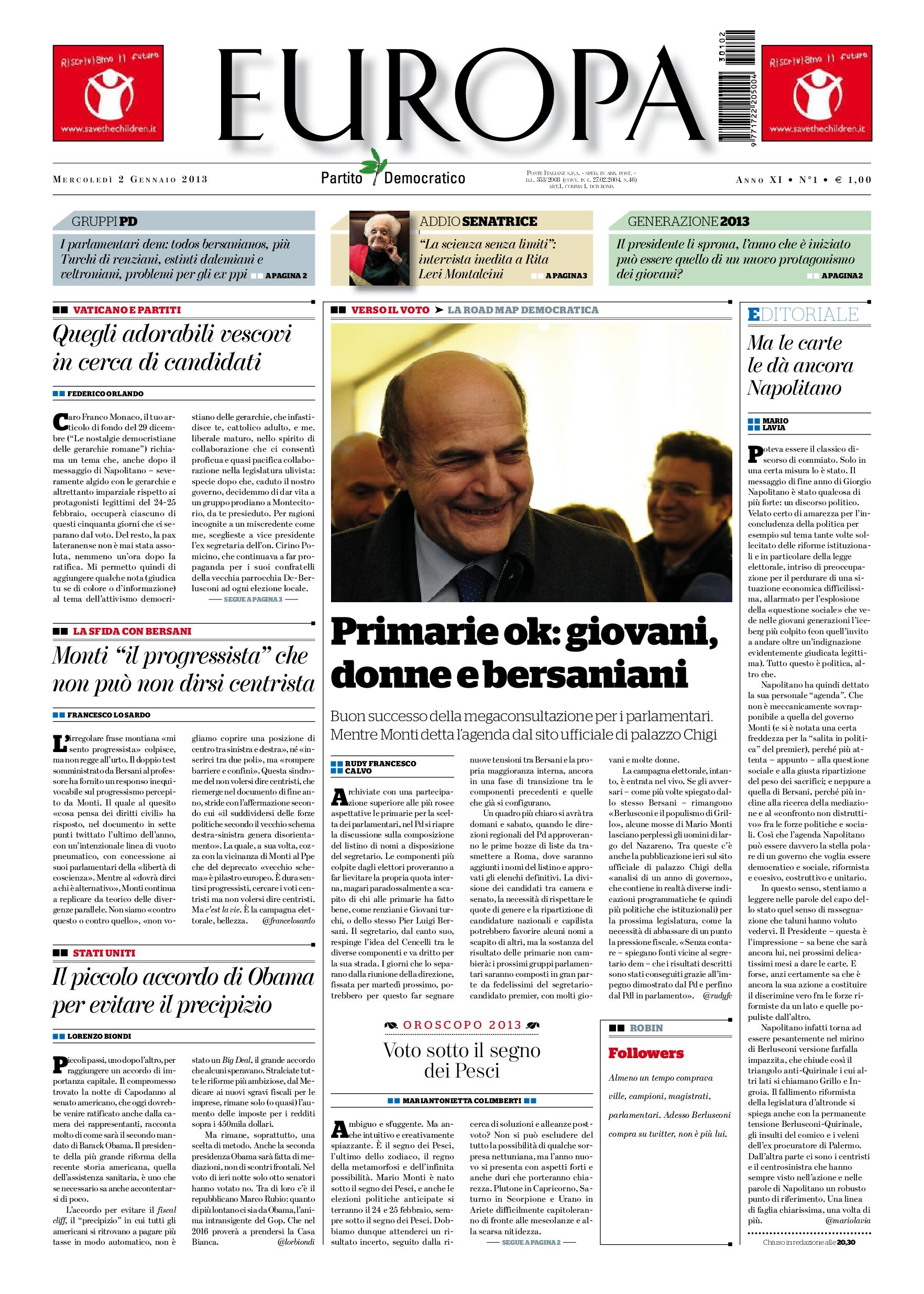 2 gennaio 2013