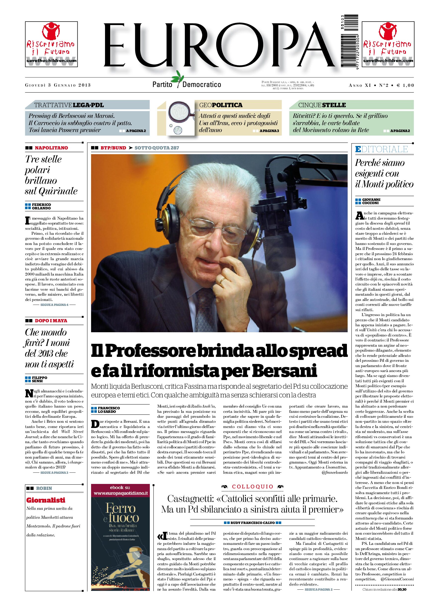 3 gennaio 2013