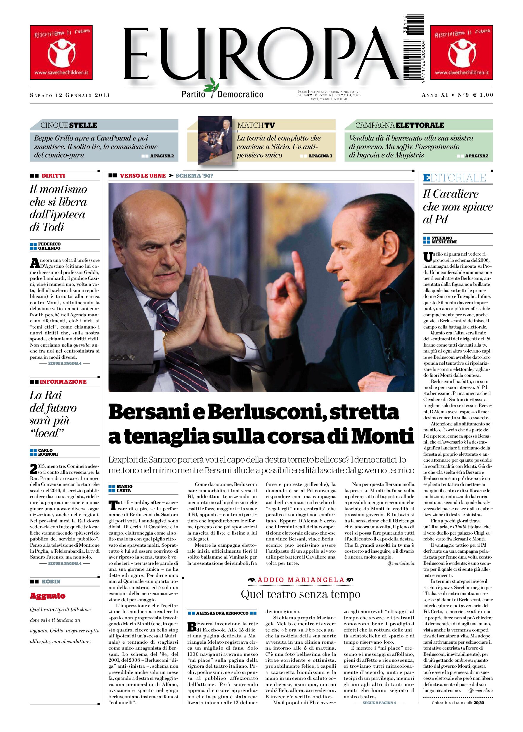 12 gennaio 2013