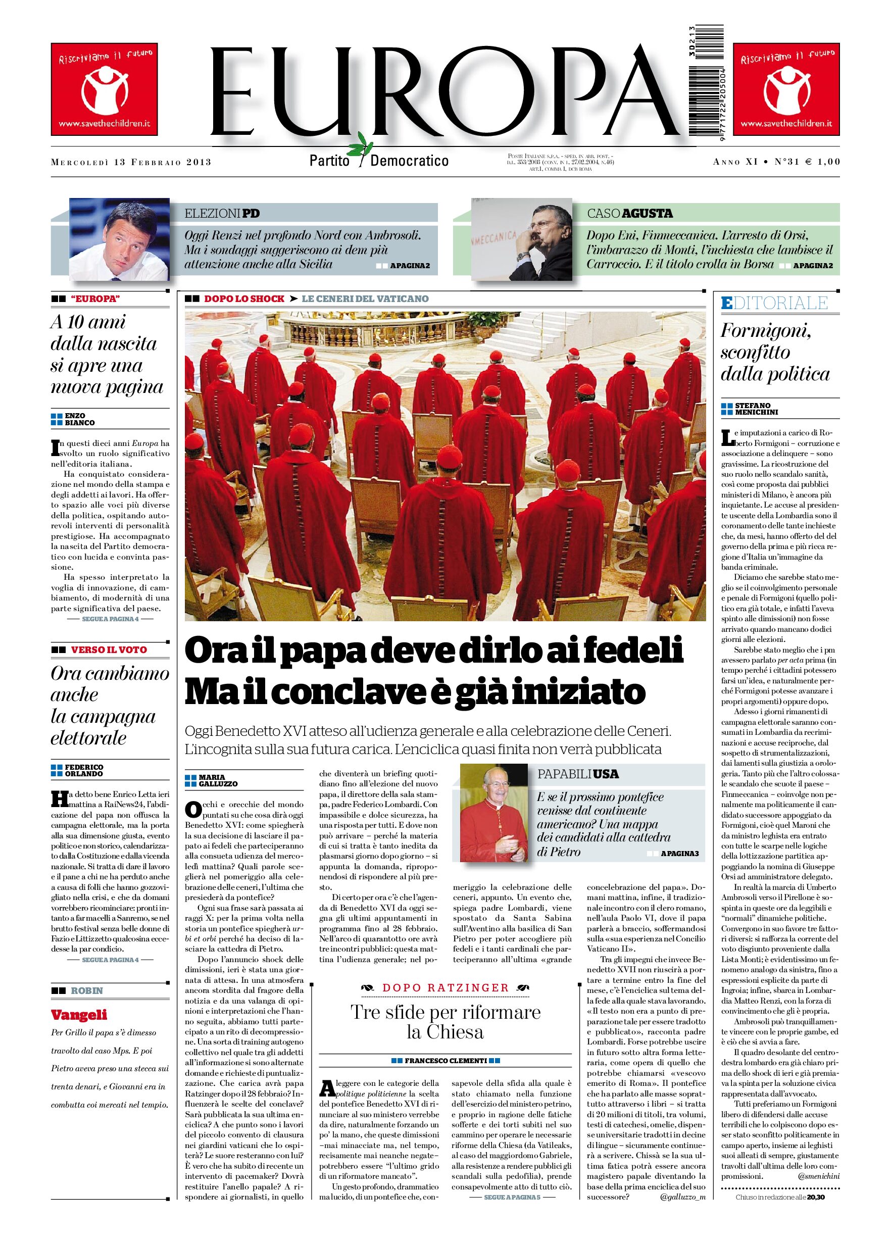 13 febbraio 2013