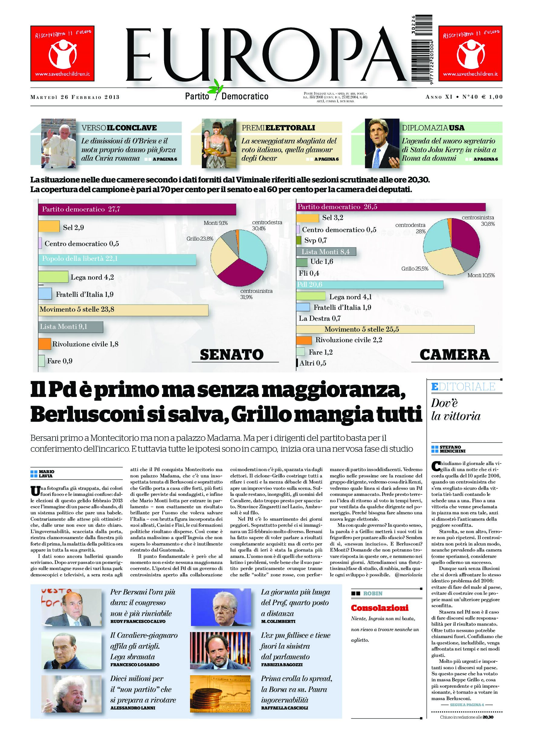 26 febbraio 2013
