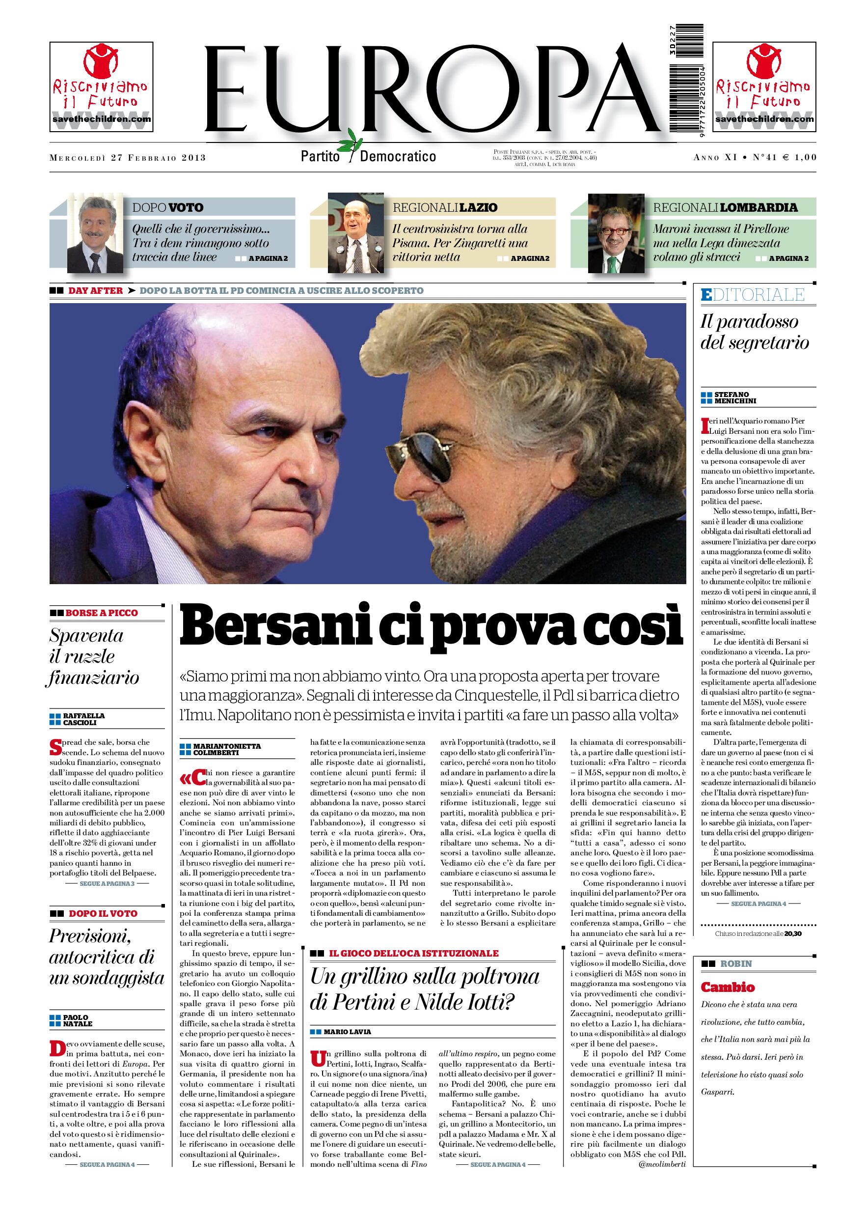 27 febbraio 2013