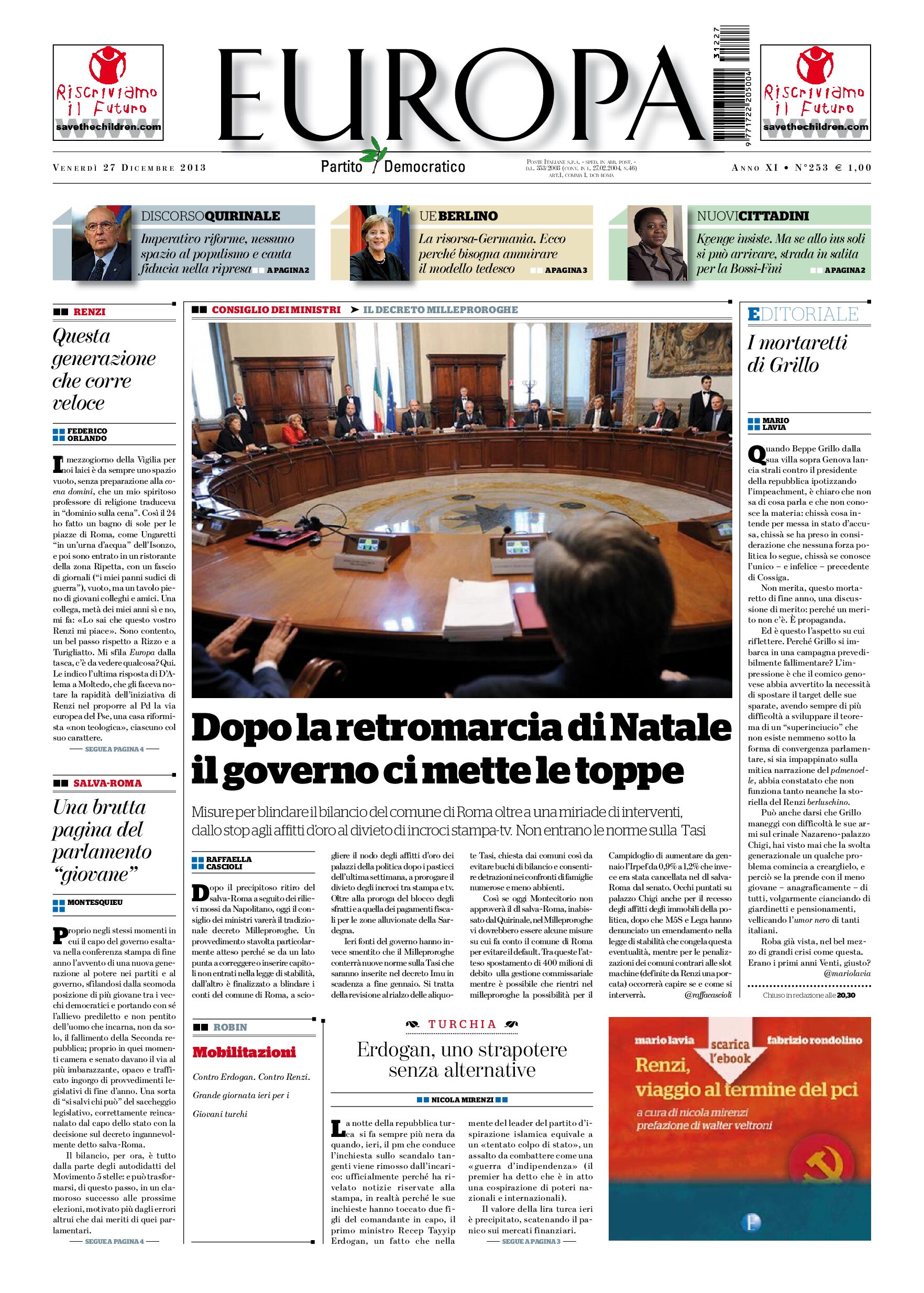 27 dicembre 2013