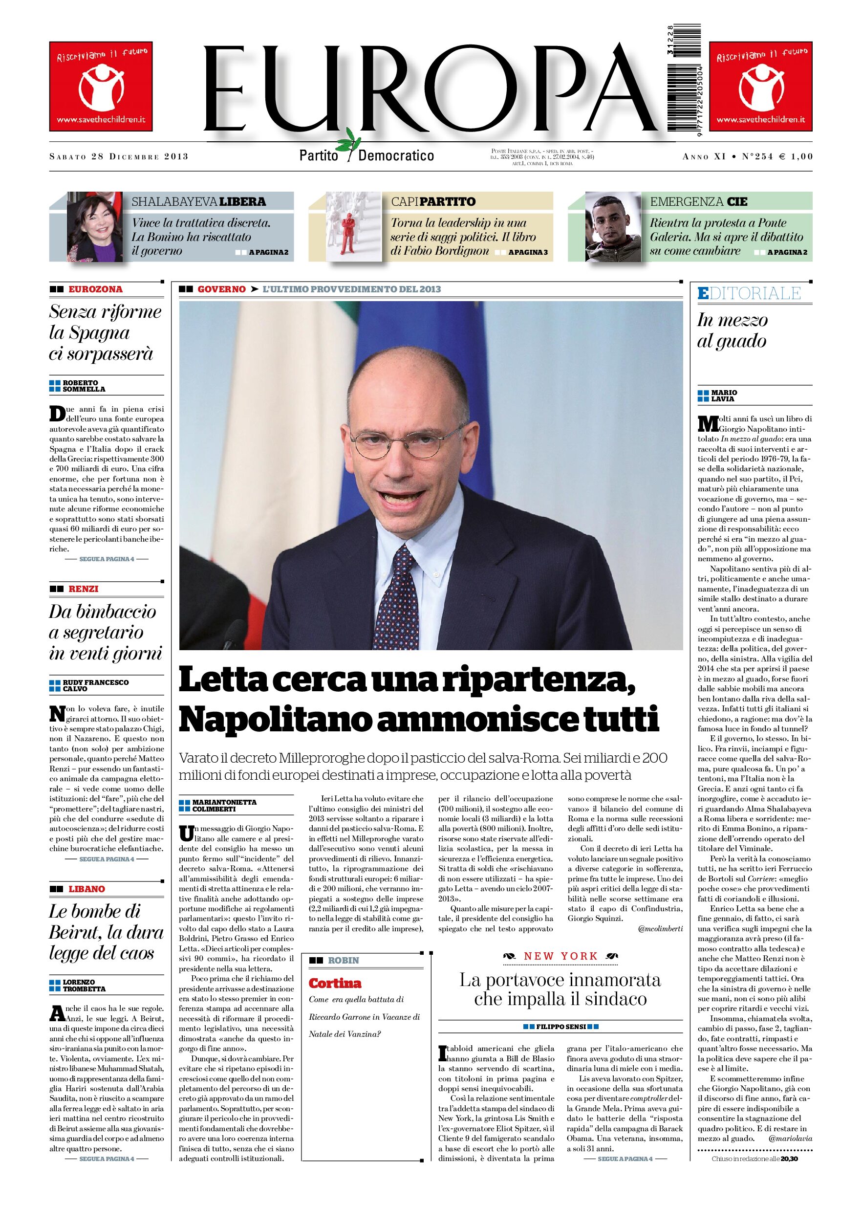 28 dicembre 2013