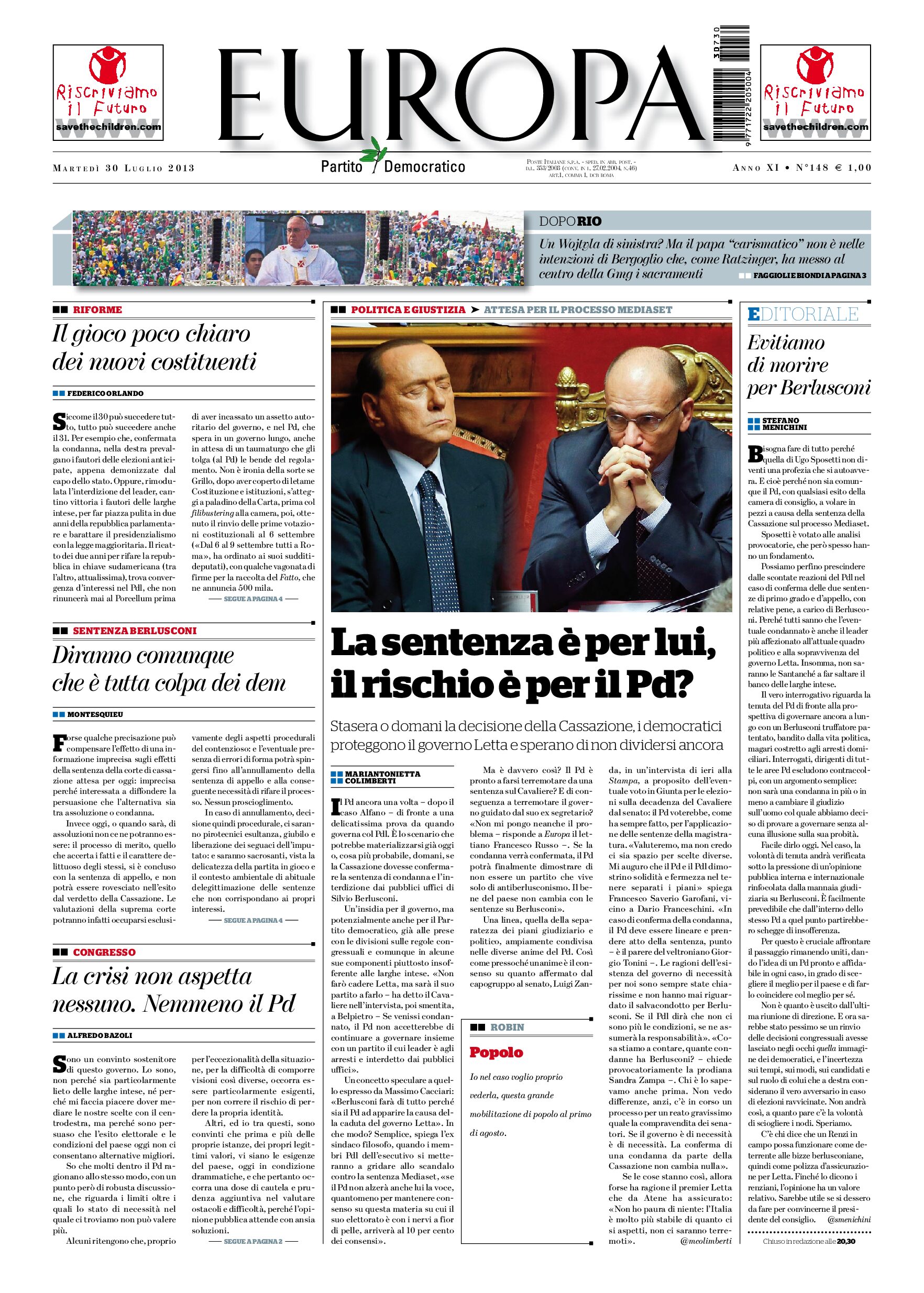 30 luglio 2013