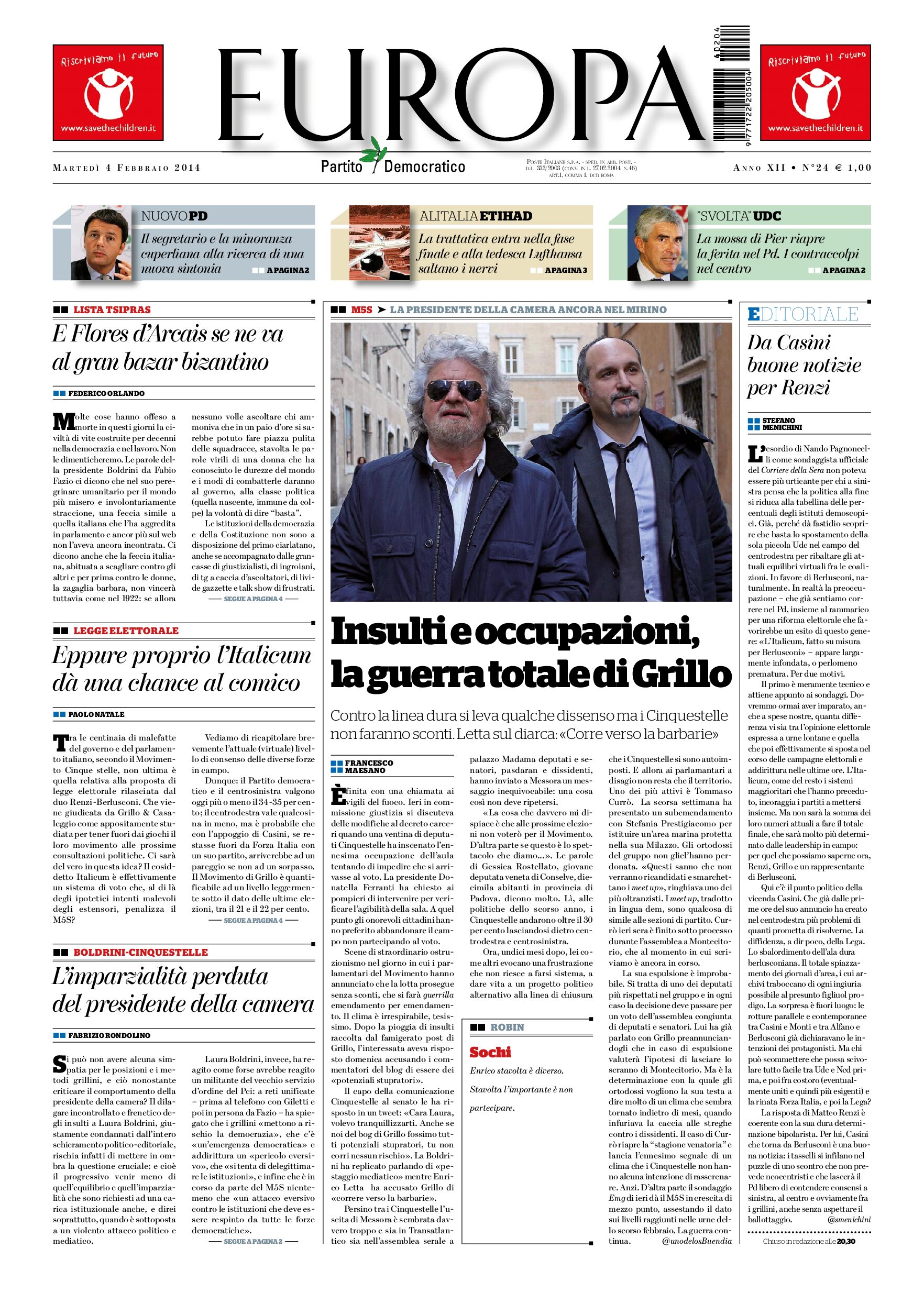 4 febbraio 2014