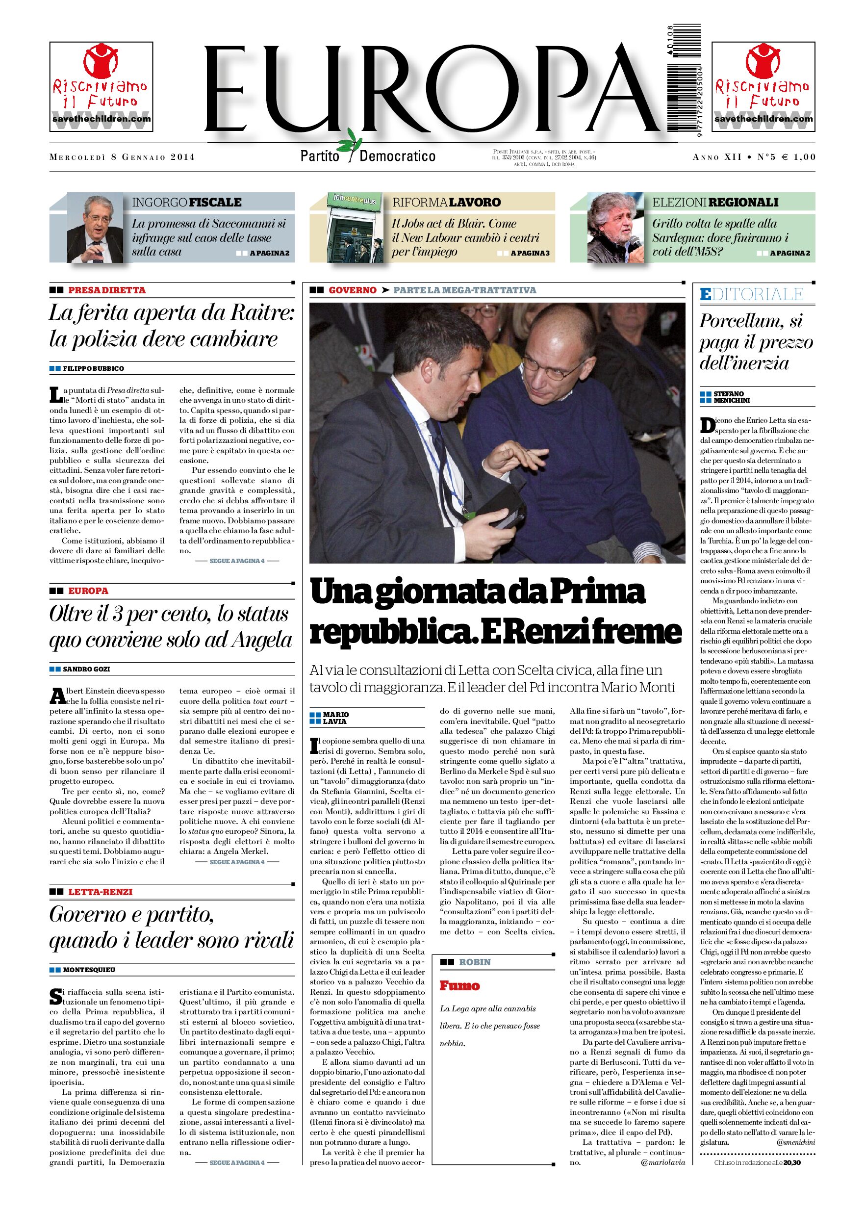 8 gennaio 2014