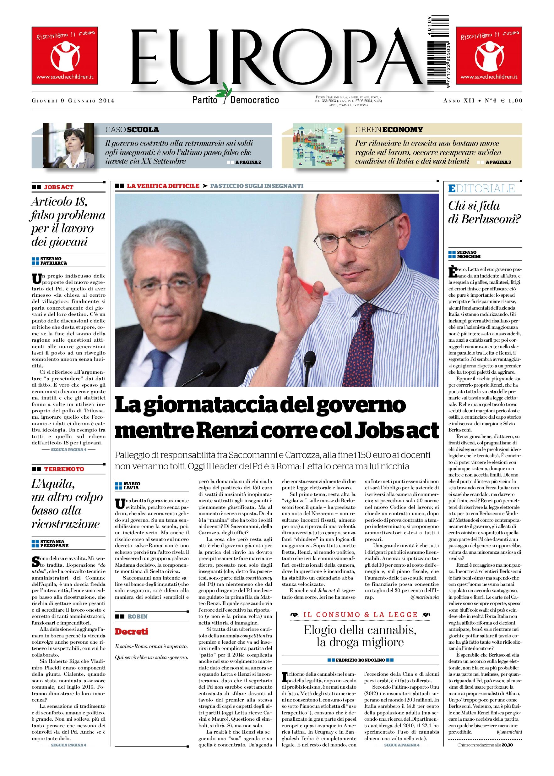 9 gennaio 2014