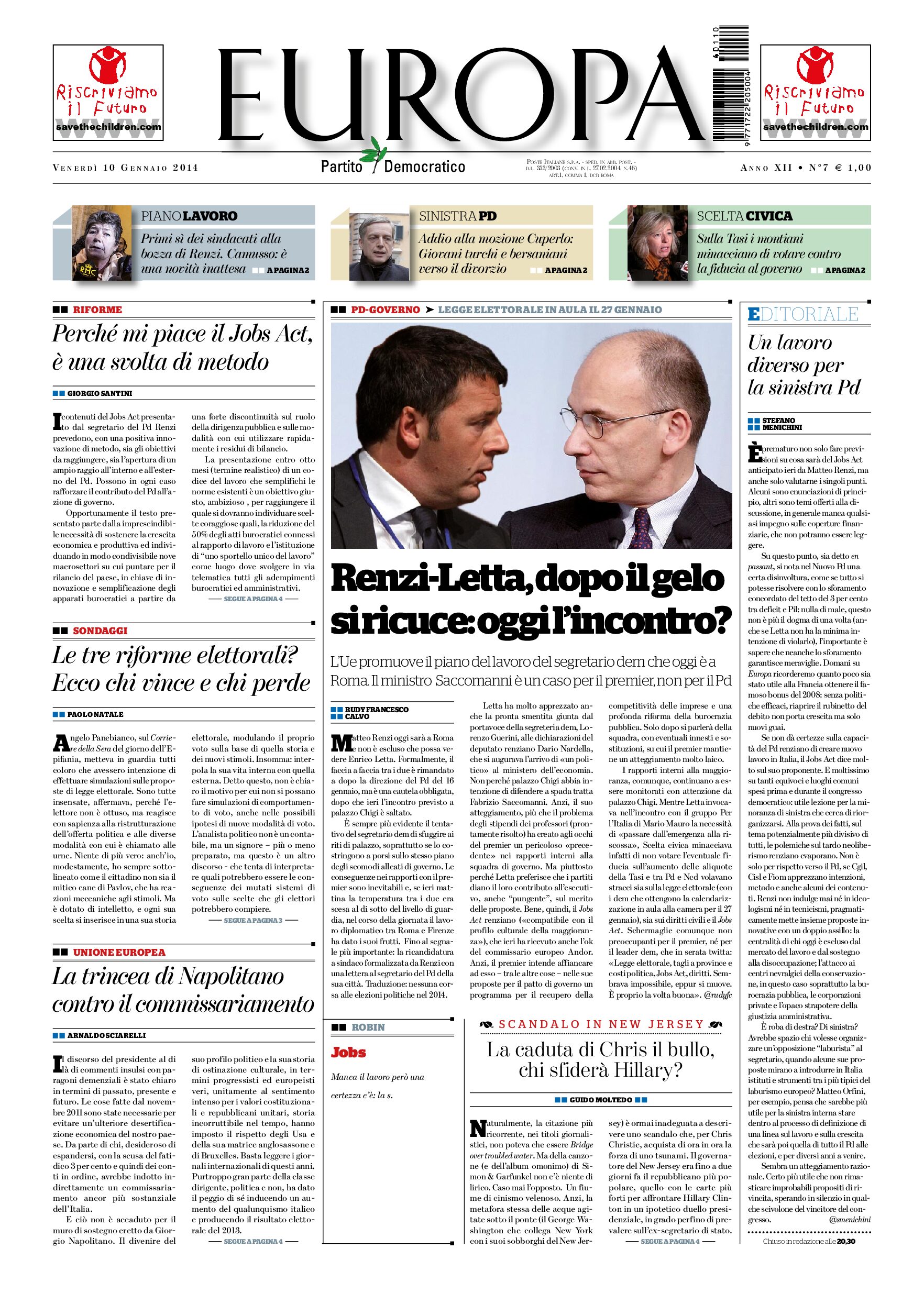 10 gennaio 2014