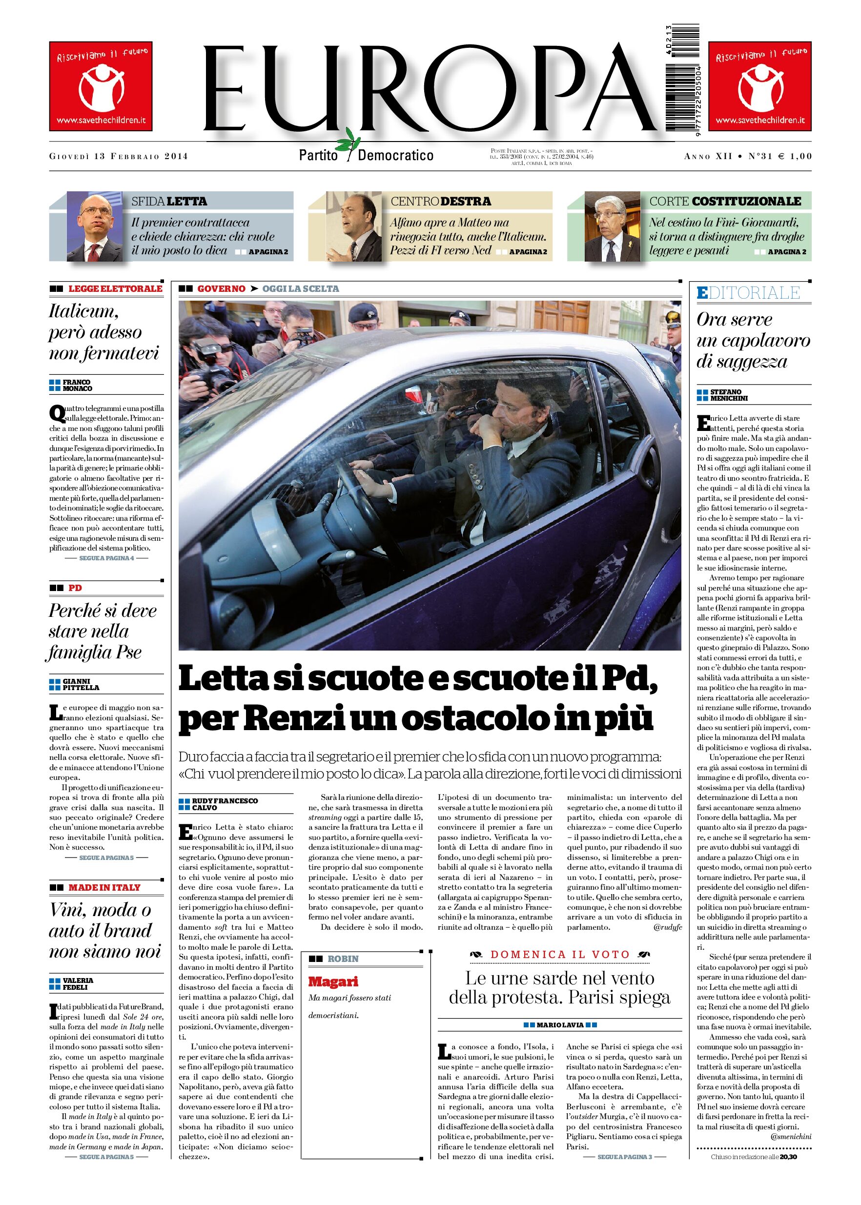 13 febbraio 2014