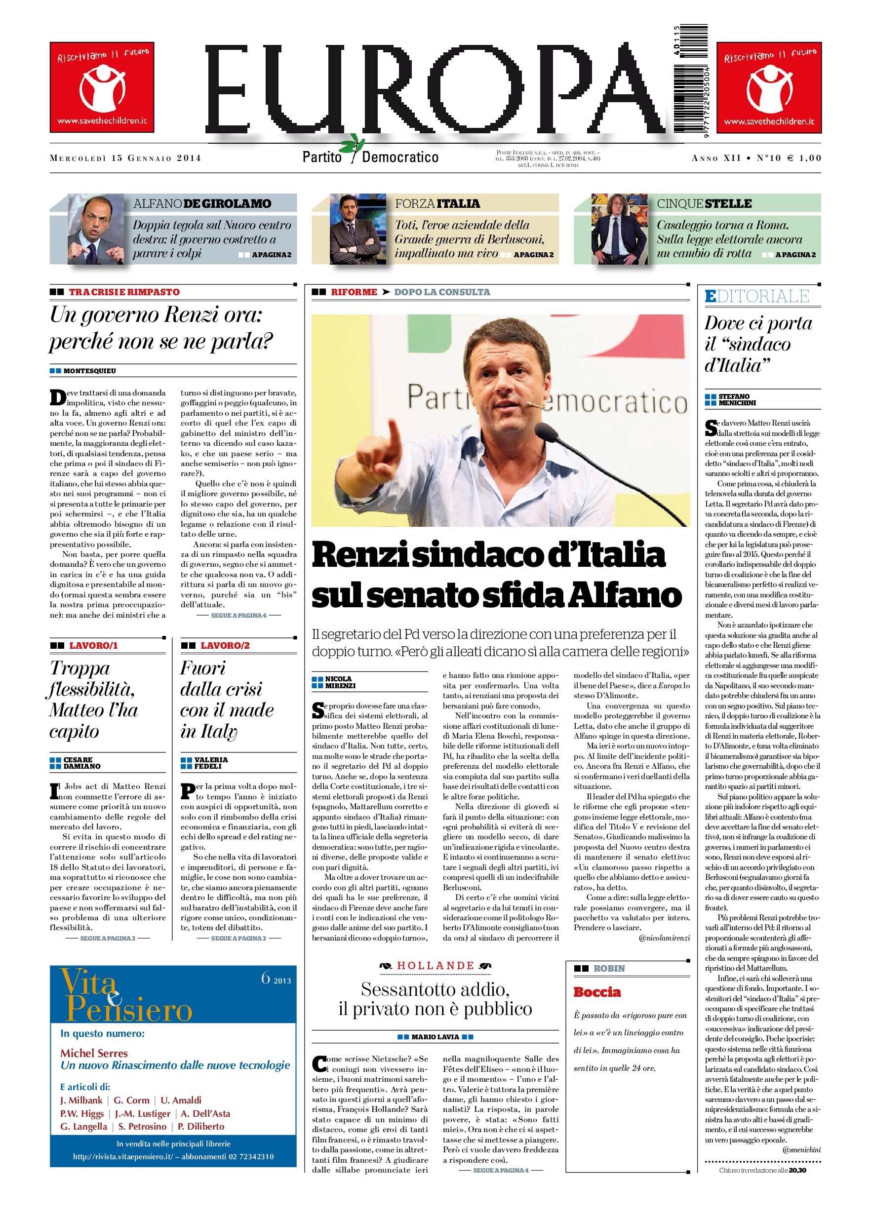 15 gennaio 2014