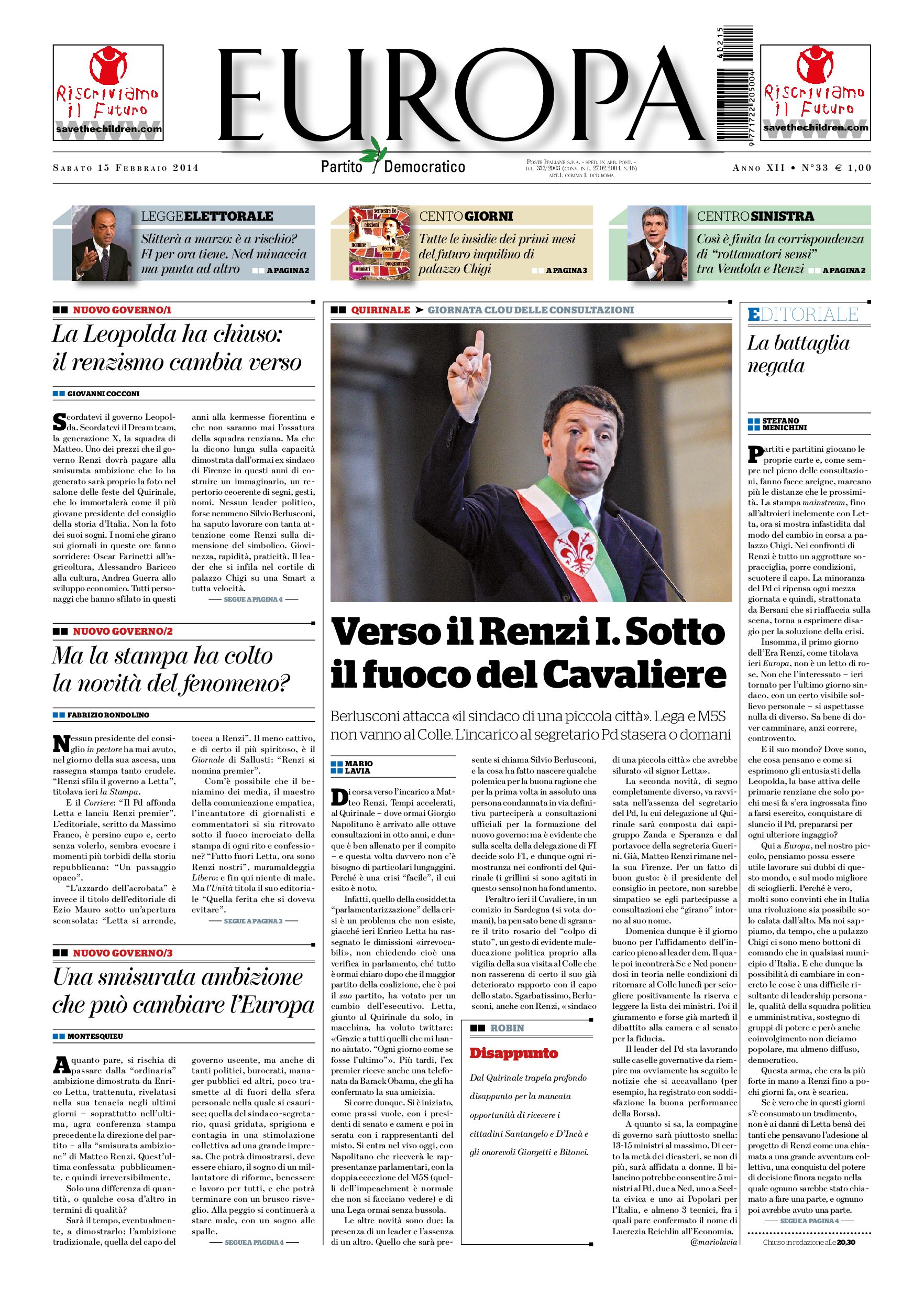 15 febbraio 2014