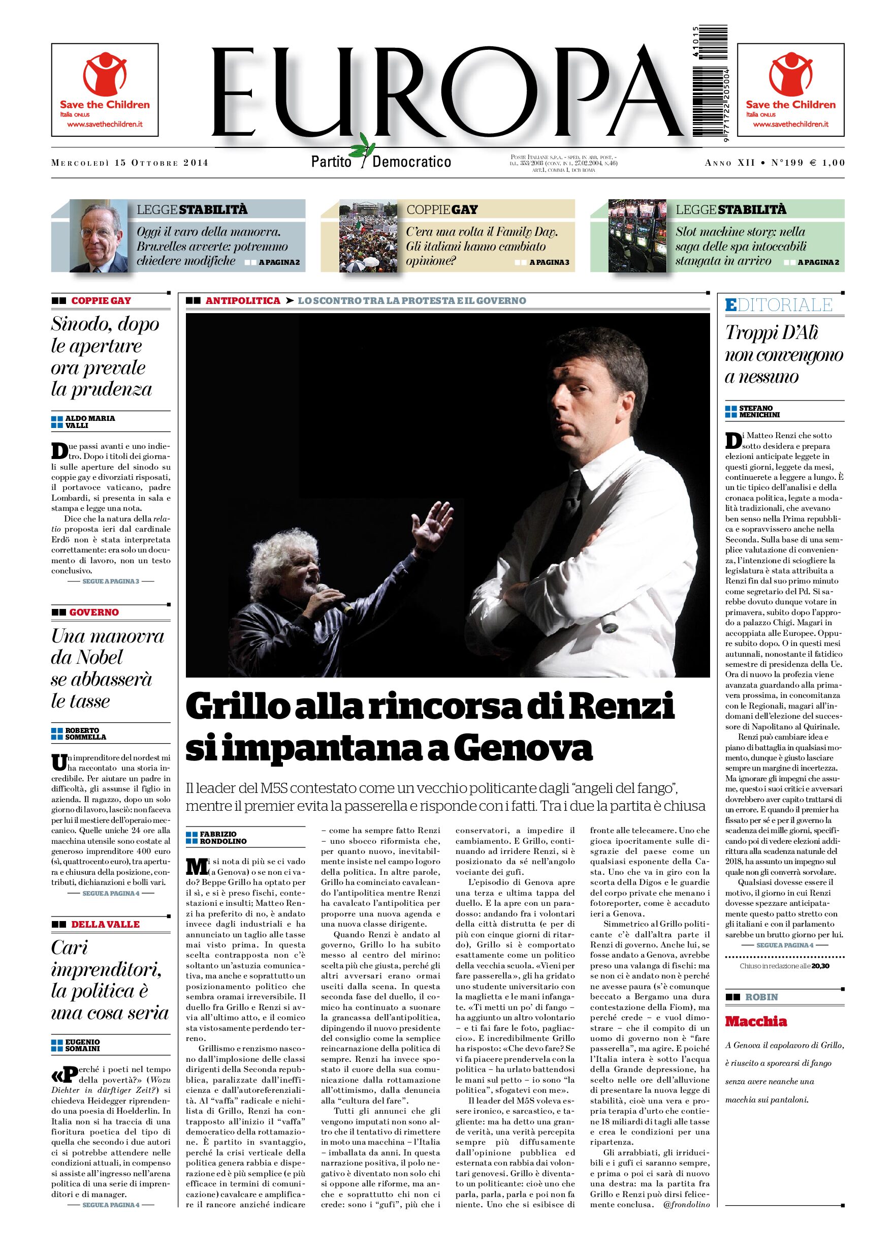 15 ottobre 2014