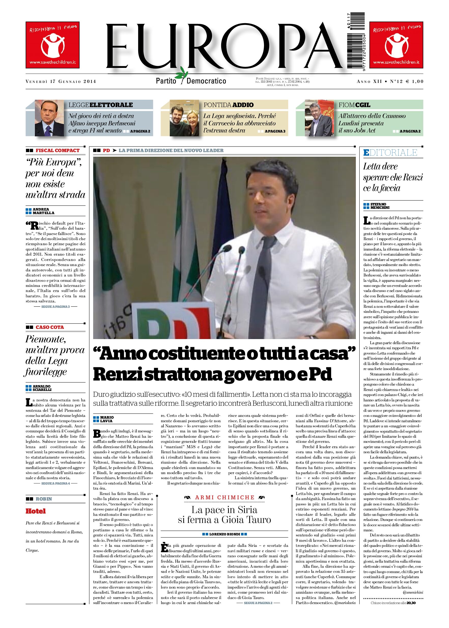 17 gennaio 2014