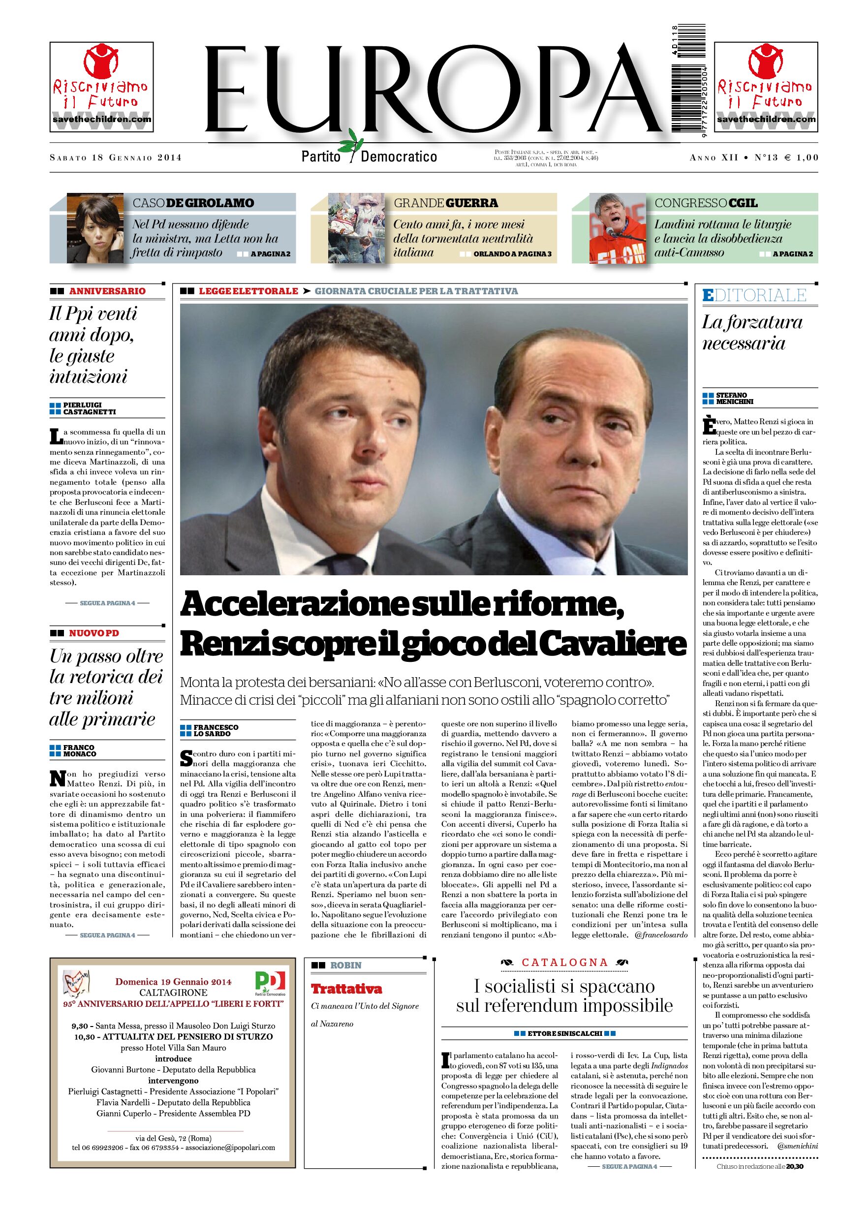 18 gennaio 2014