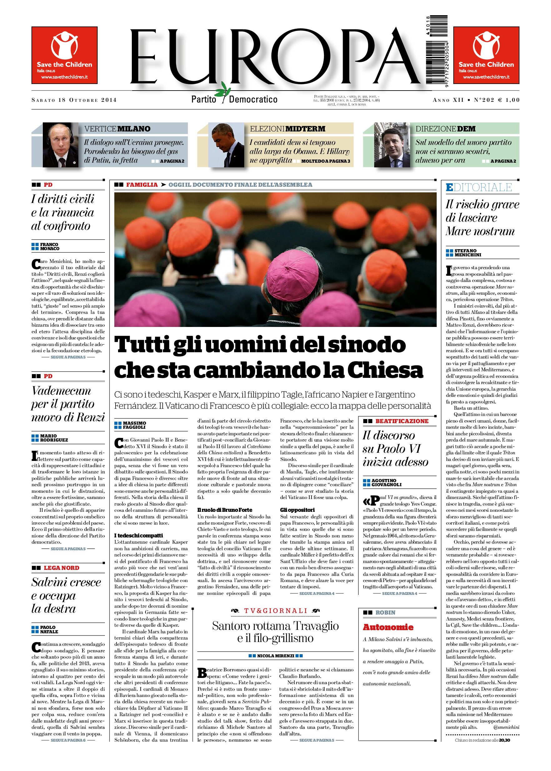 18 ottobre 2014