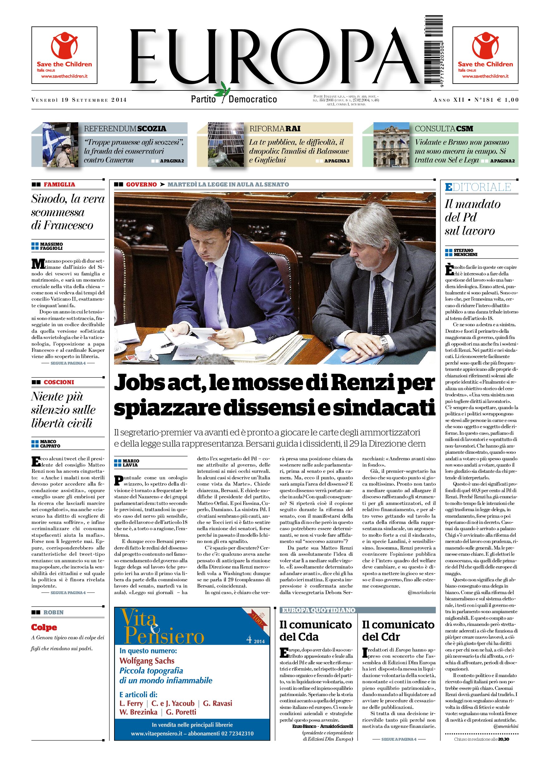 19 settembre 2014