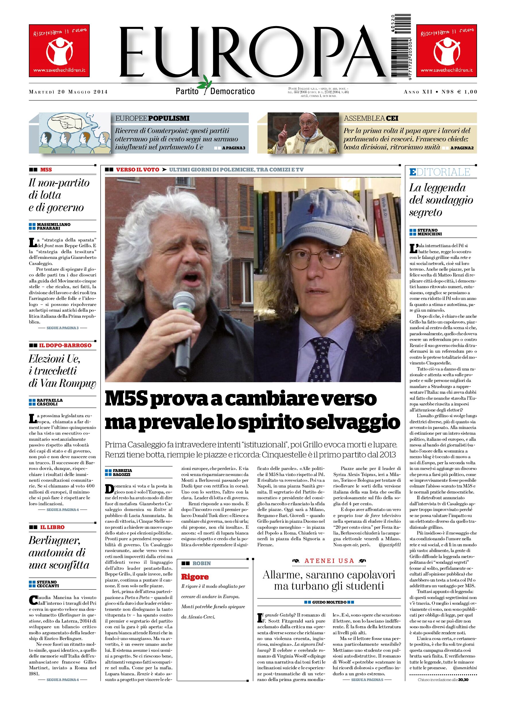 20 maggio 2014