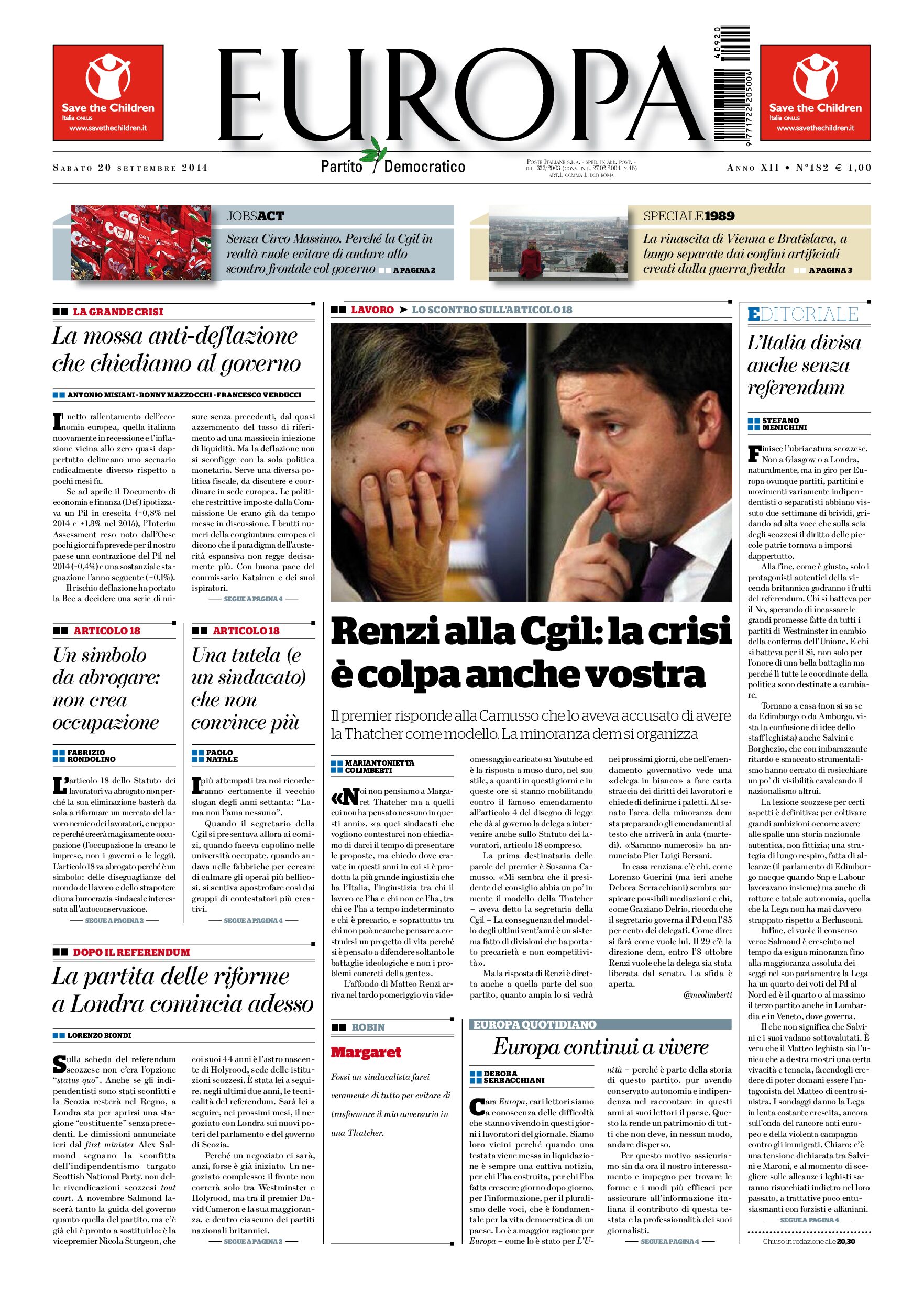 20 settembre 2014