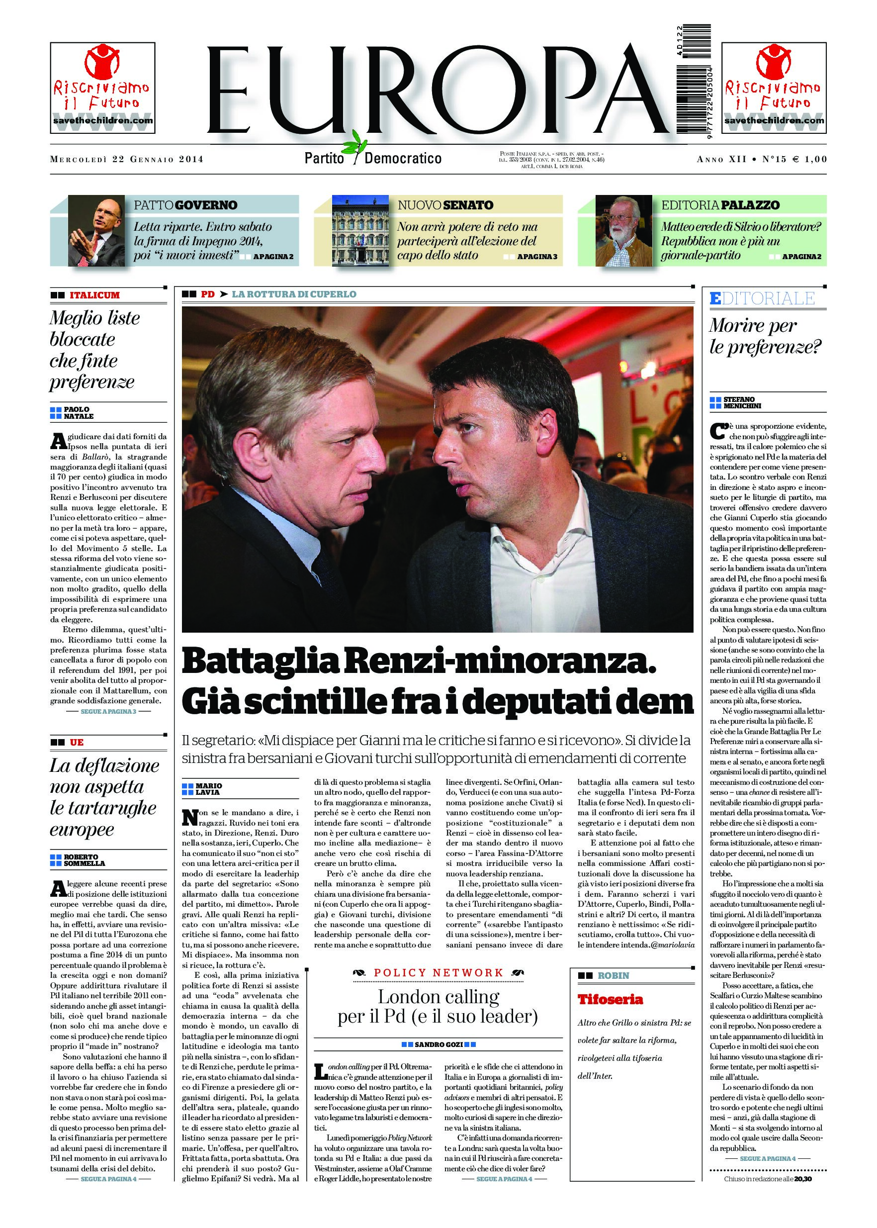 22 gennaio 2014