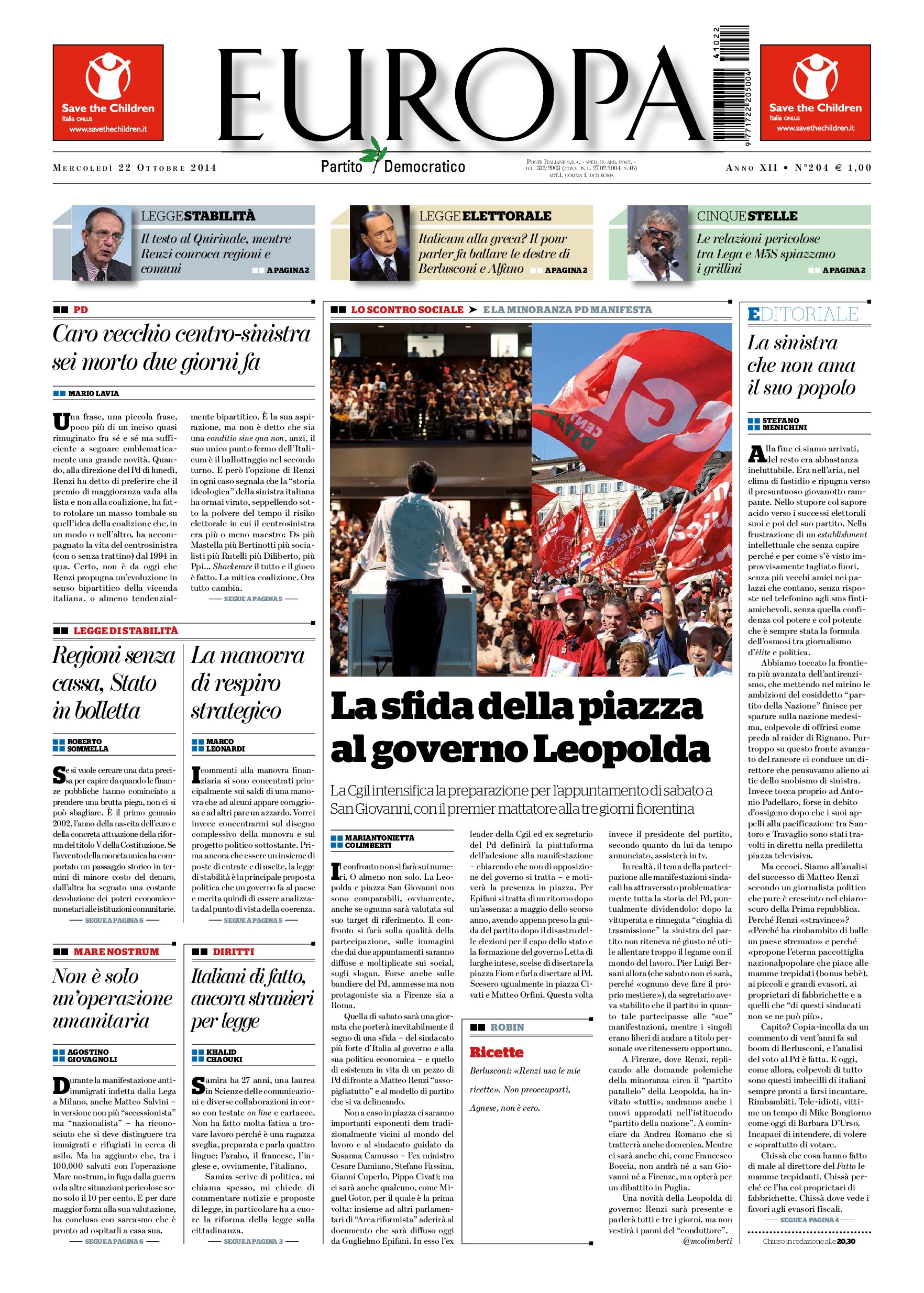 22 ottobre 2014