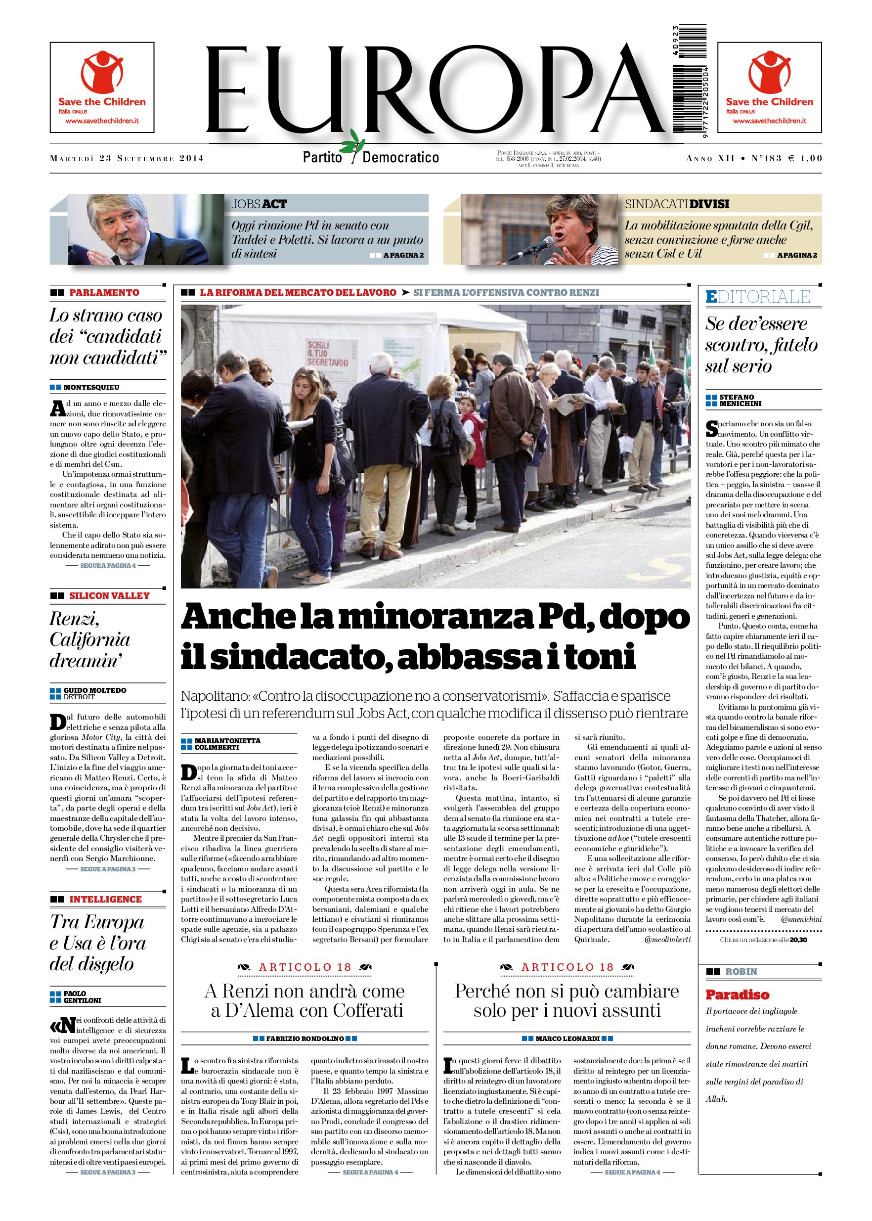 23 settembre 2014