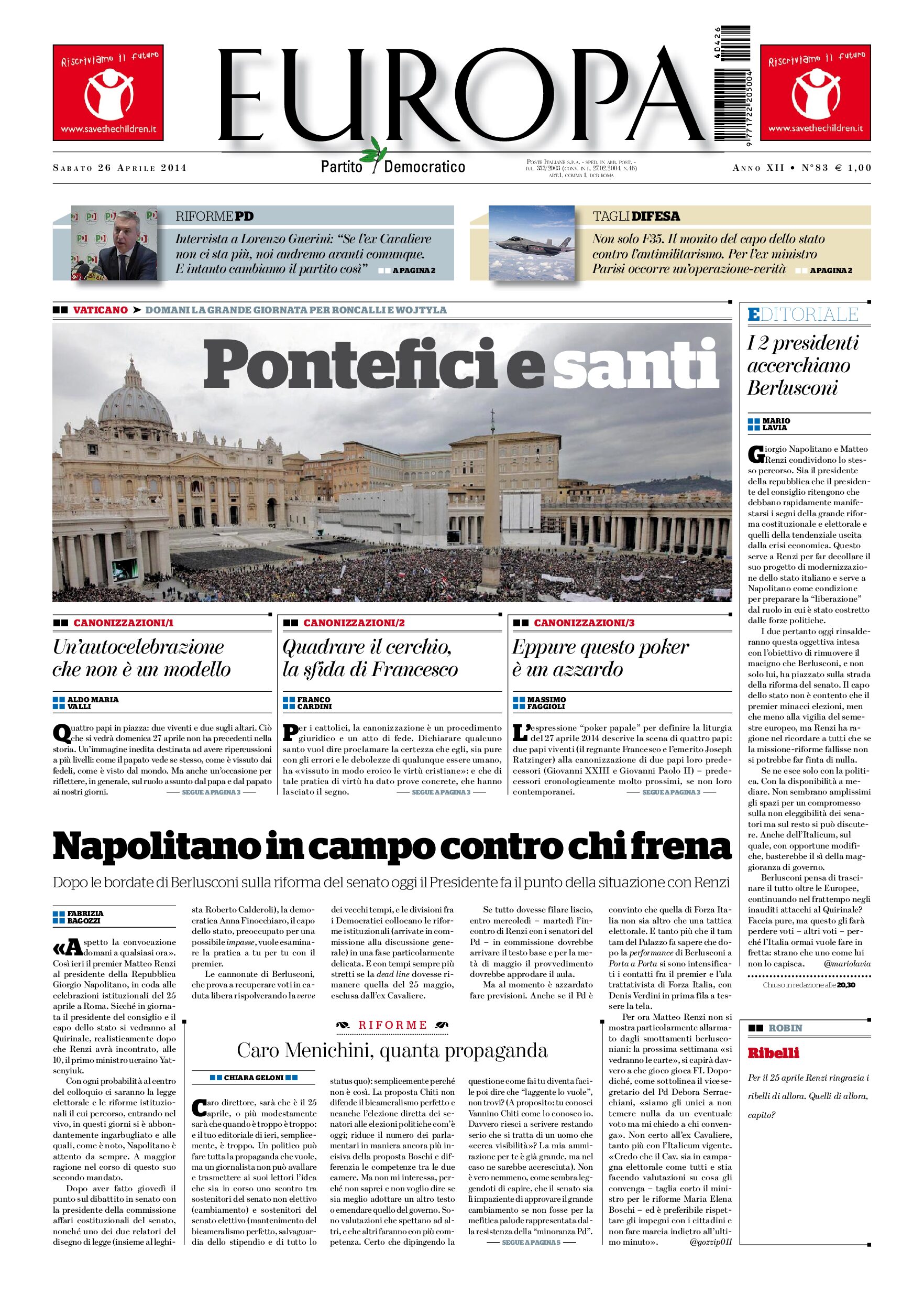 26 aprile 2014
