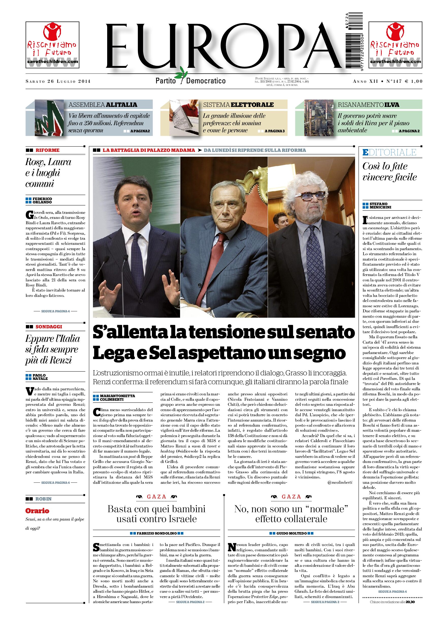 26 luglio 2014