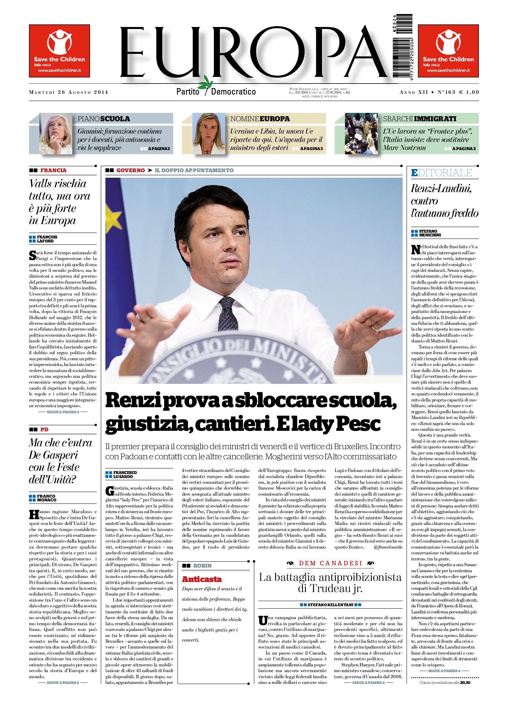 26 agosto 2014